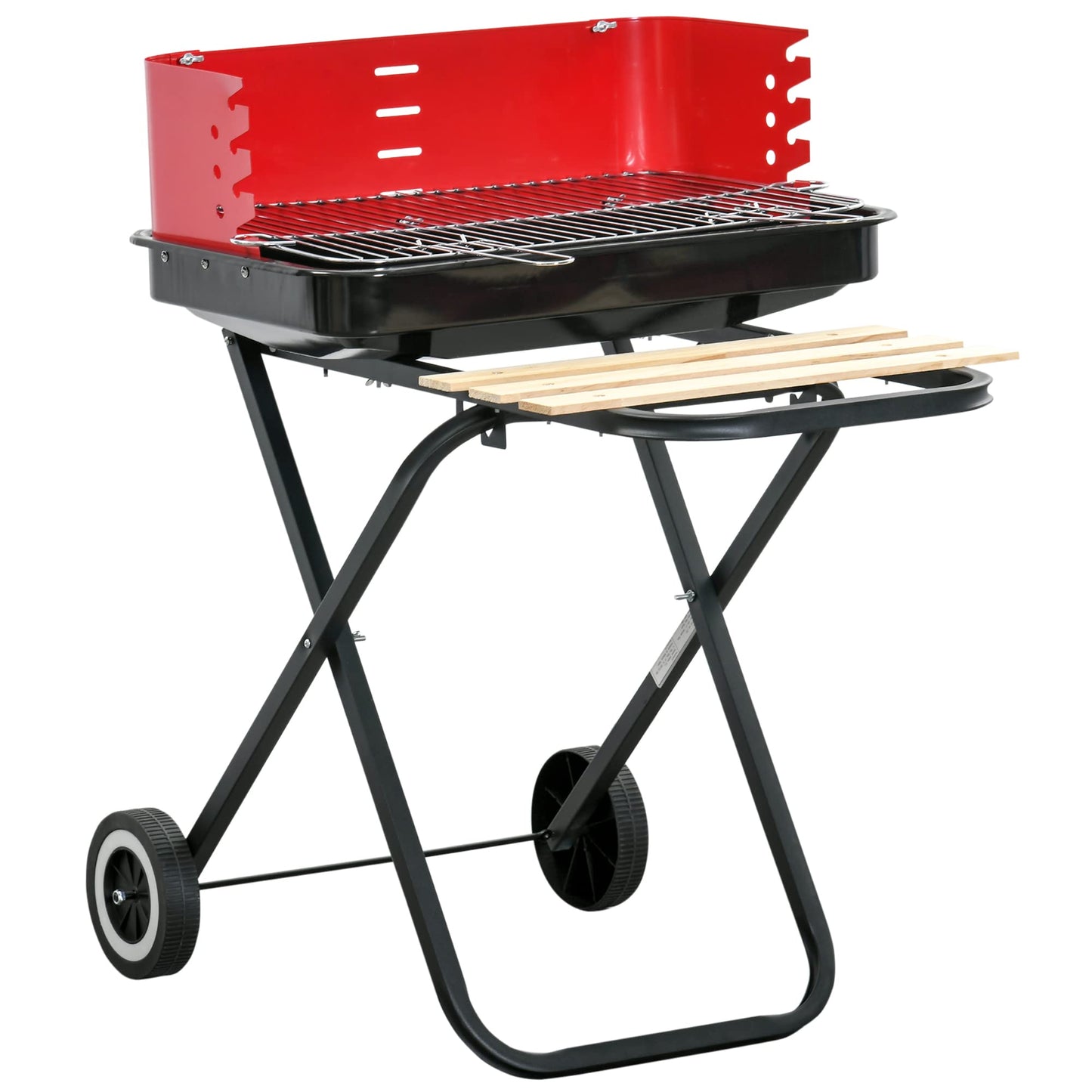 - Outsunny Charcoal Trolley BBQ | Barbecue Grill -