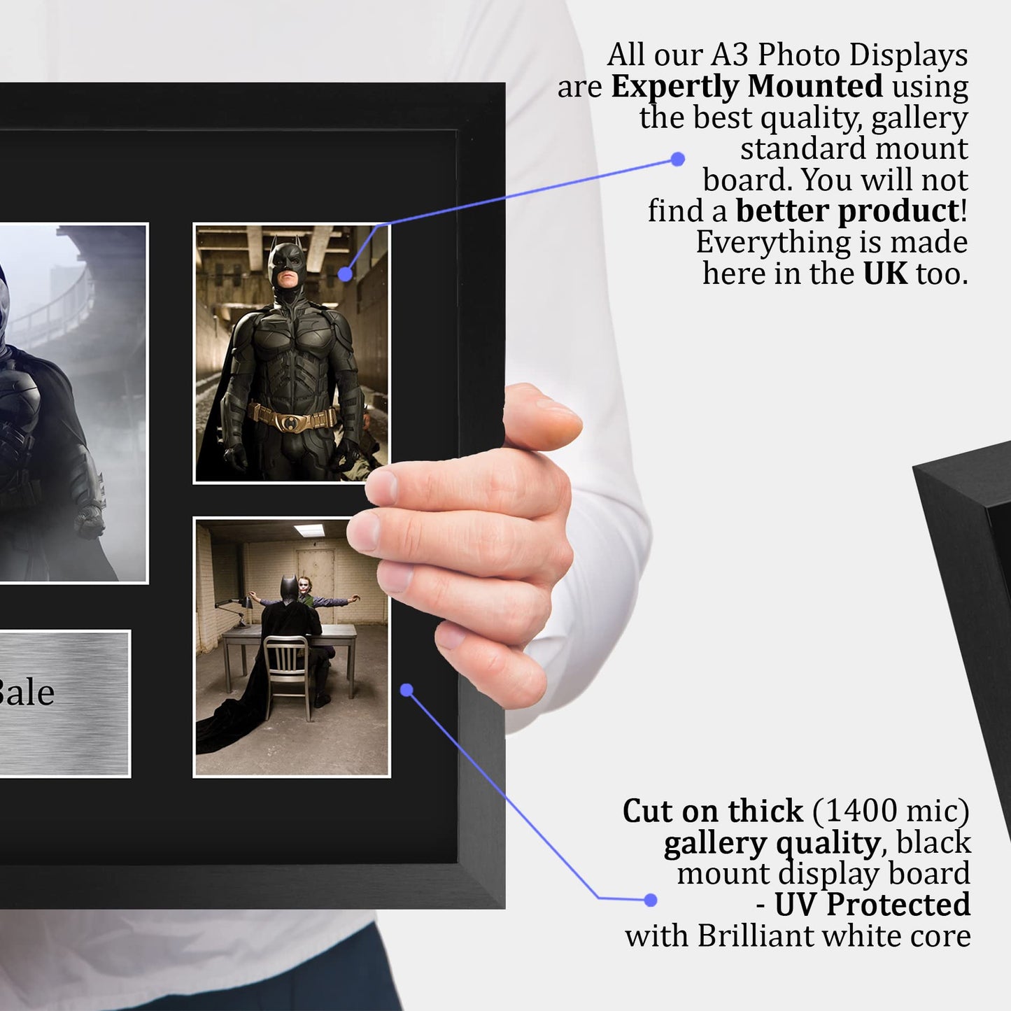 - HWC Trading FR A3 Christian Bale Batman The Dark Knight -