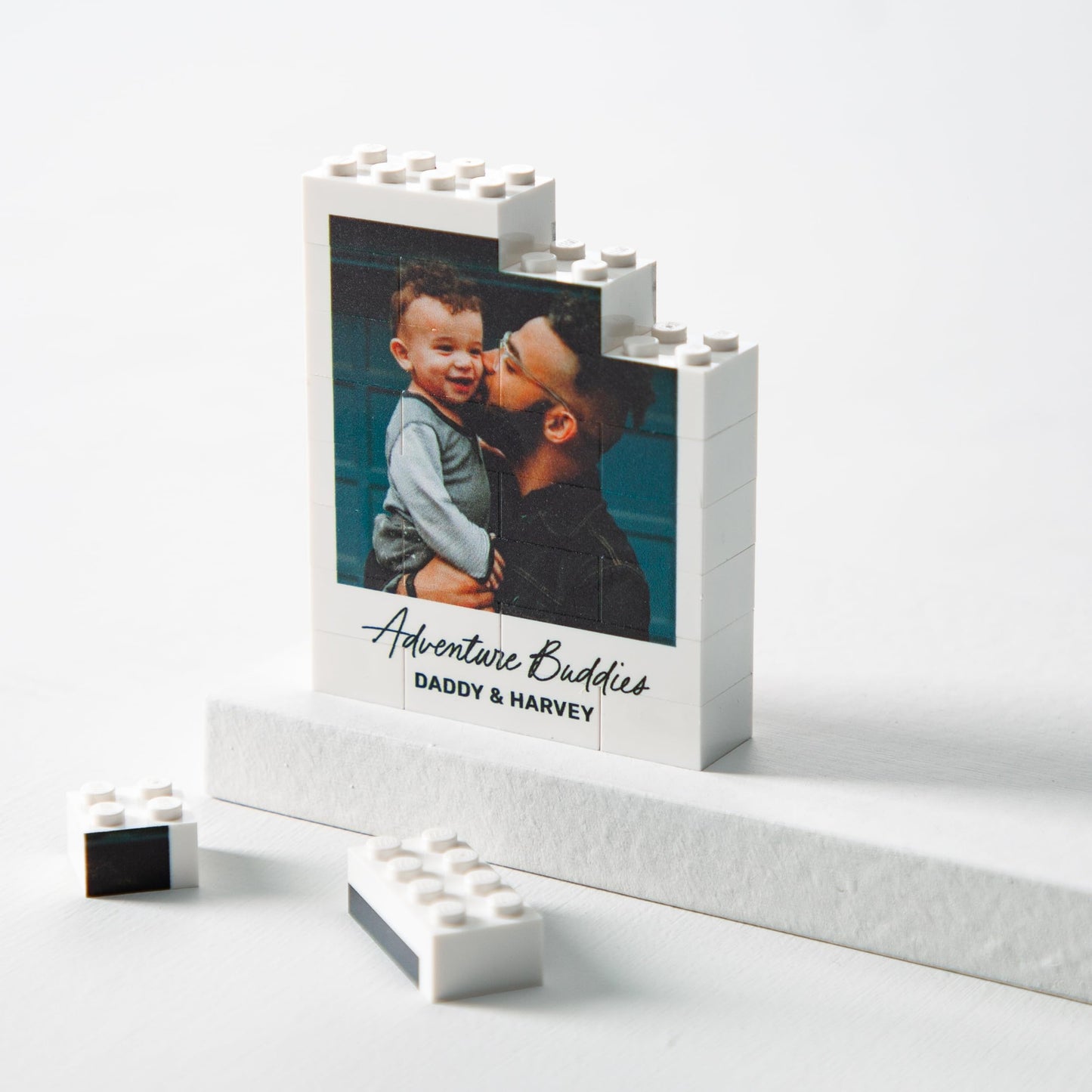 - Personalised Father's Day Photo Building Block Gift -