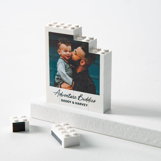 - Personalised Father's Day Photo Building Block Gift -