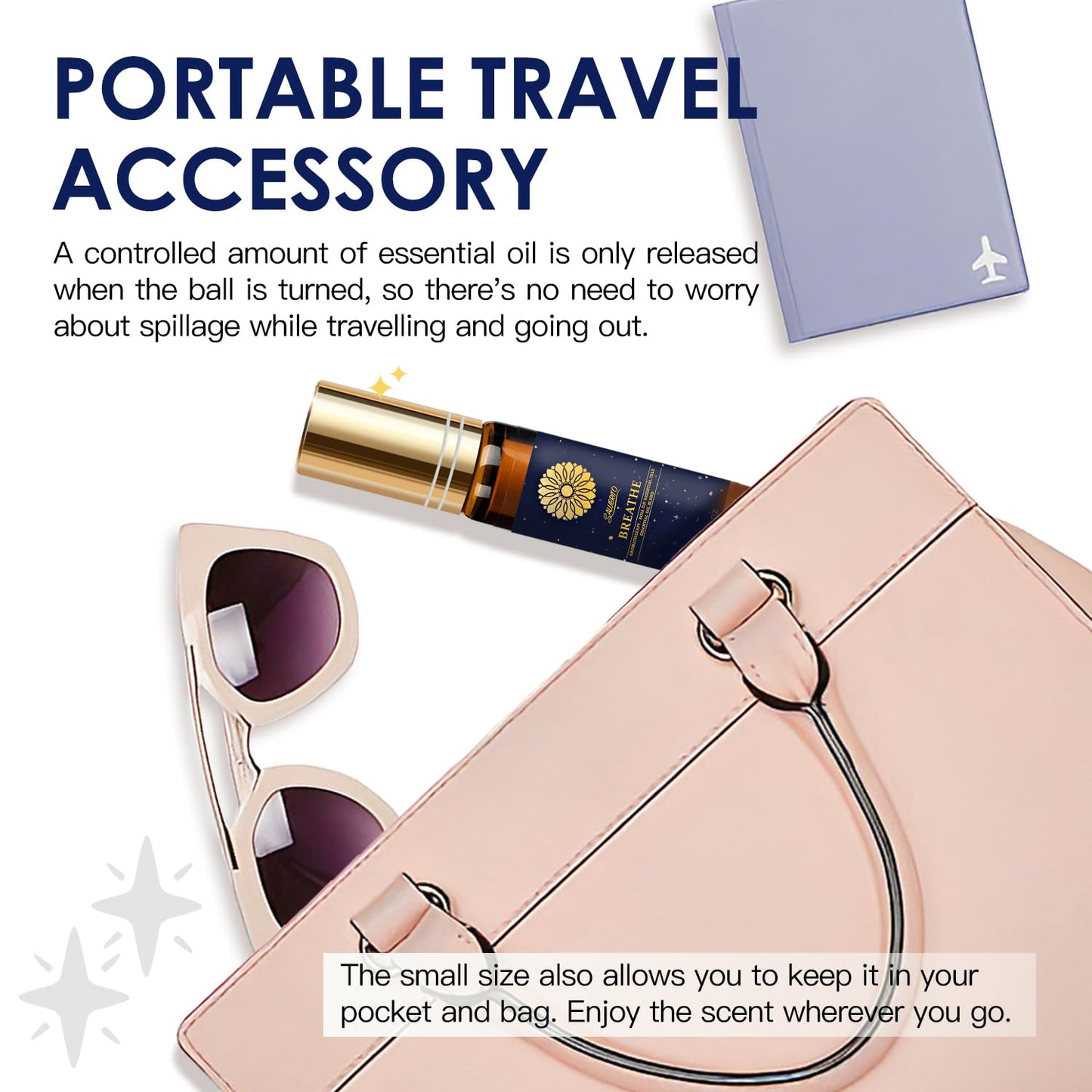 - SALUBRITO Essential Oil Roll On Set | 6x10ml Aromatherapy Oil Roller Ball with Lavender | Relaxation Gift for Women -