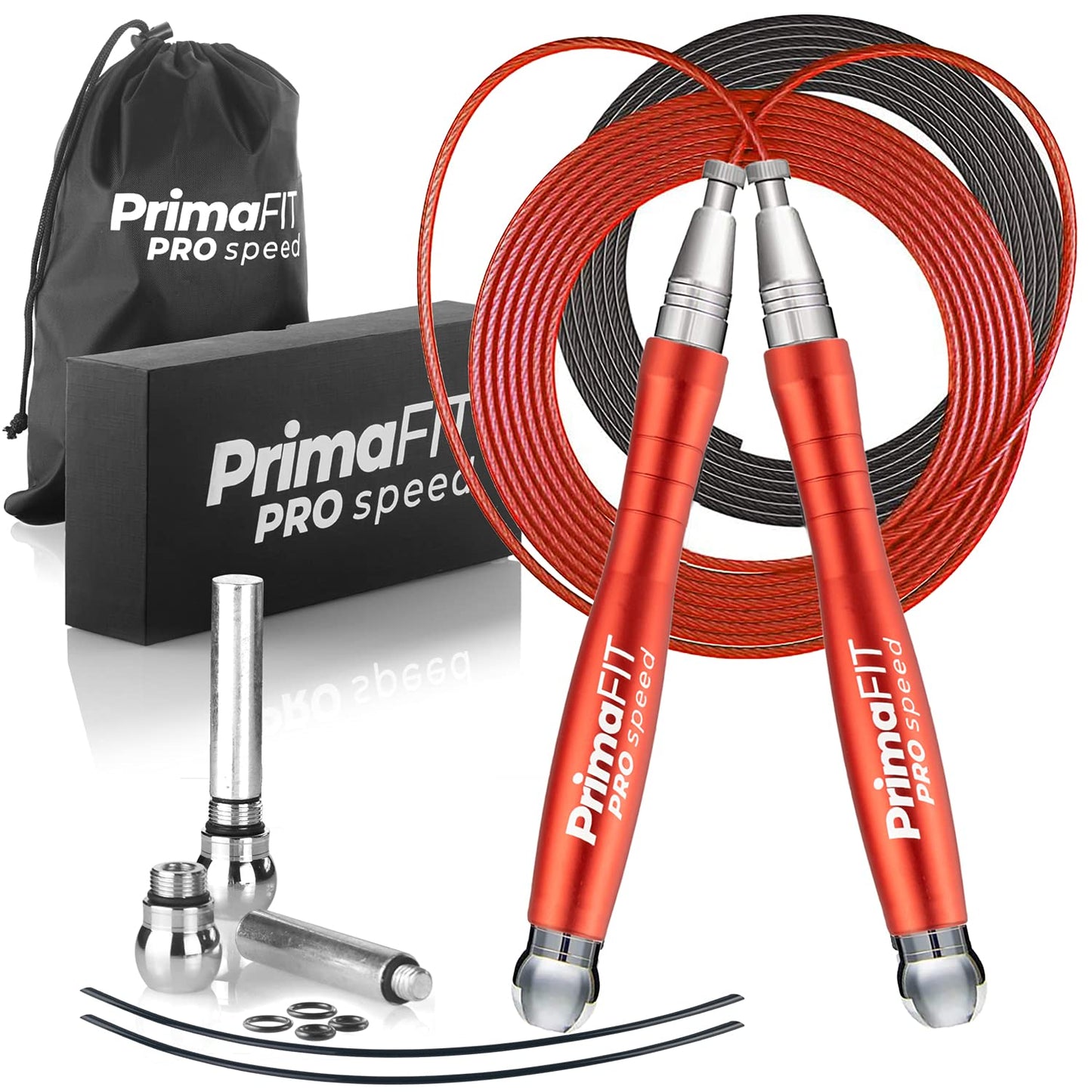 - PrimaFIT Pro Speed Skipping Rope | Weighted Jump Rope -