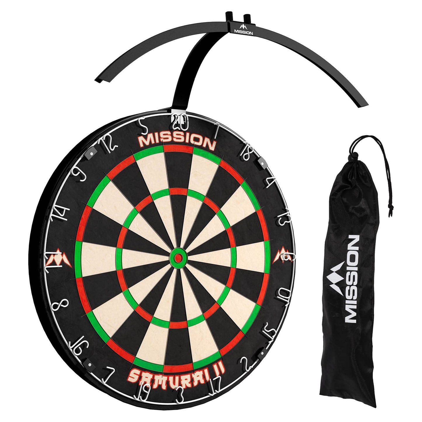 - Mission Darts TOR100 Torus 100 | Dart Board LED Folding Portable Dartboard Travel Lighting System (Sand Blasted Black) -