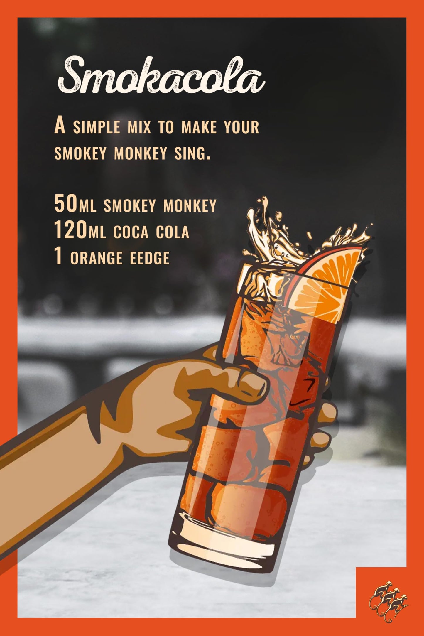 - Monkey Shoulder Smokey Monkey Blended Malt Scotch Whisky | 70cl -