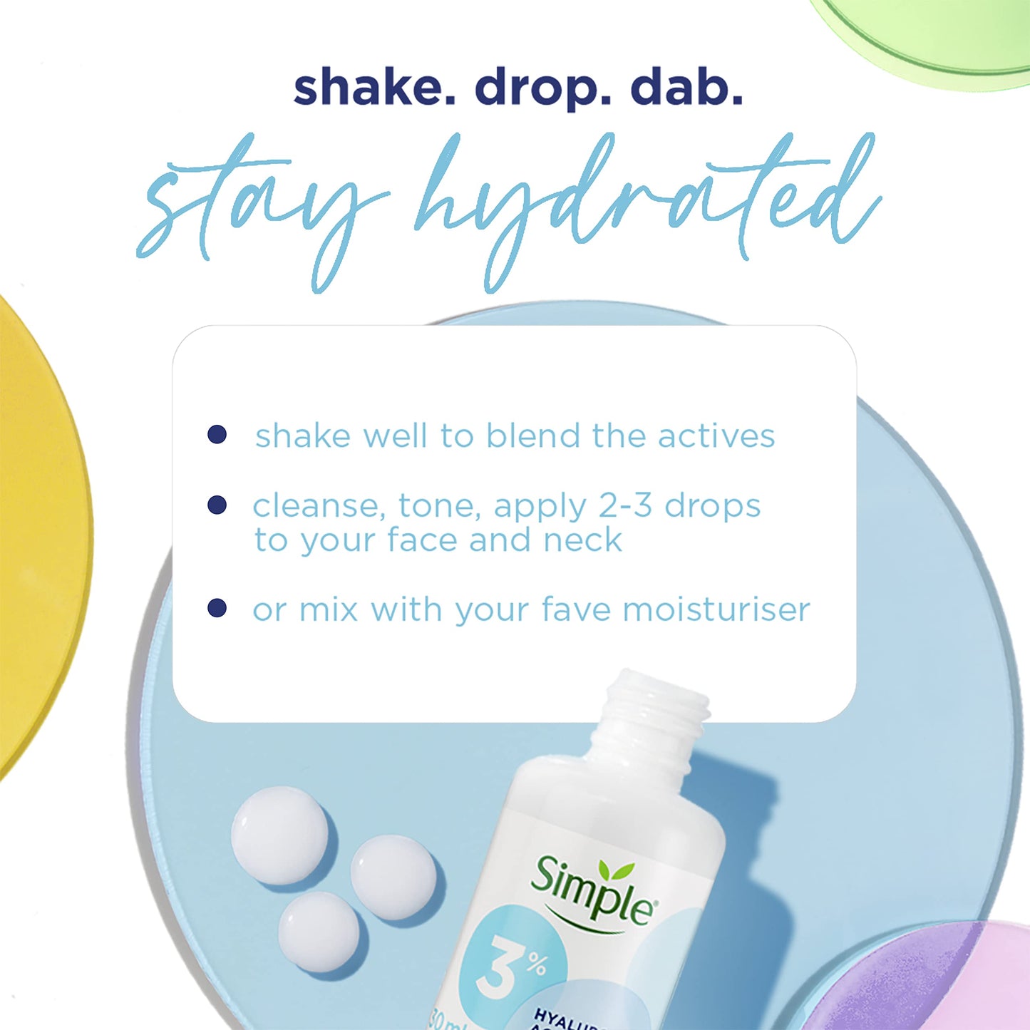 - Simple 3% Hyaluronic Acid | B5* | Serum Booster -