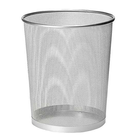 - ZYBUX - Circular Mesh Trash Can, Waste Basket Garbage Can