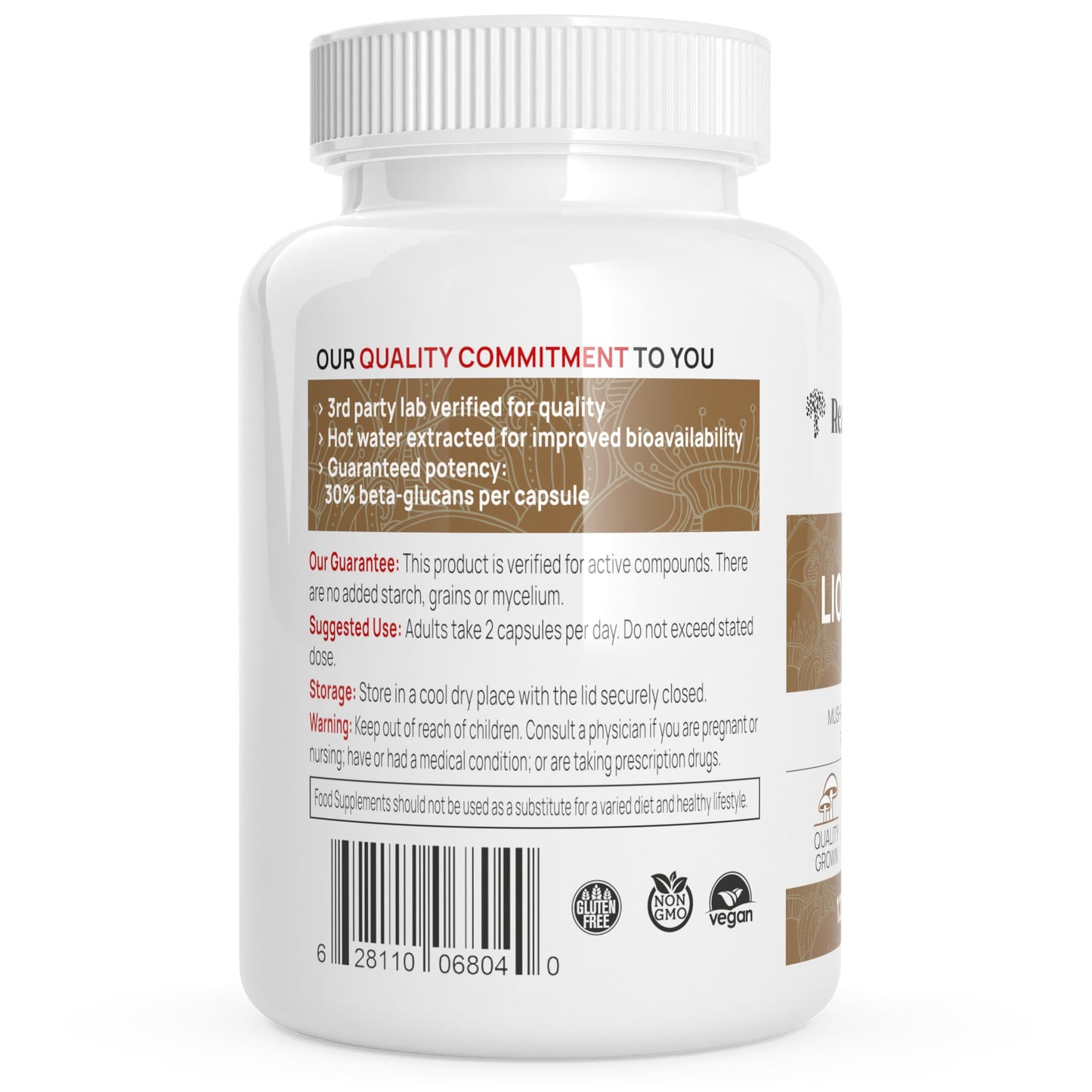 - Lions Mane Brain and Focus Supplements | Mushroom Powder Extract Capsules | Non GMO and Gluten Free Supplement -