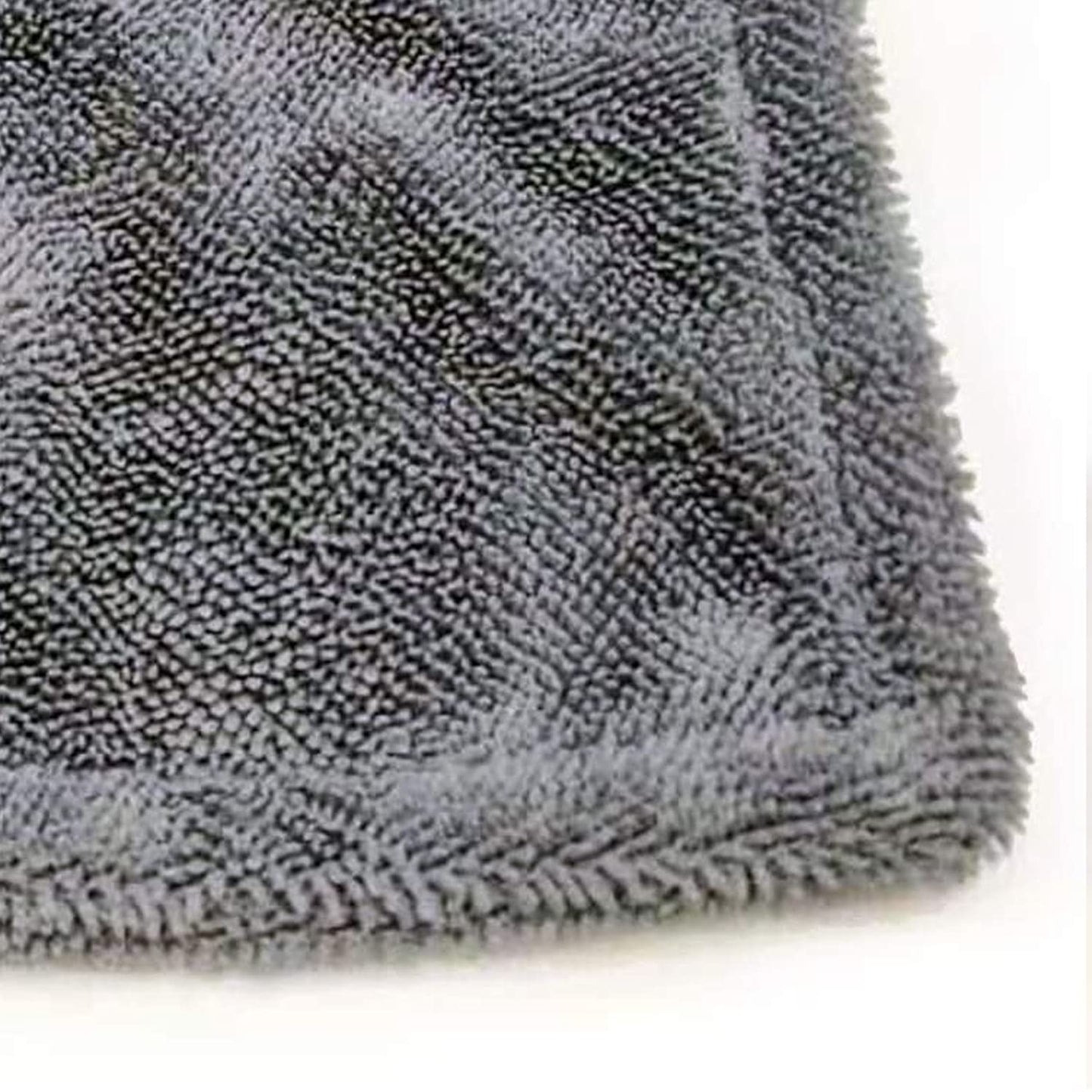 Detailers United - Hydro Hoover XL - Professional Grade Plush Microfibre Car Drying Towel 1400 GSM (50 x 80 cm) Grey For Fast Streak-Free Drying and Detailing
