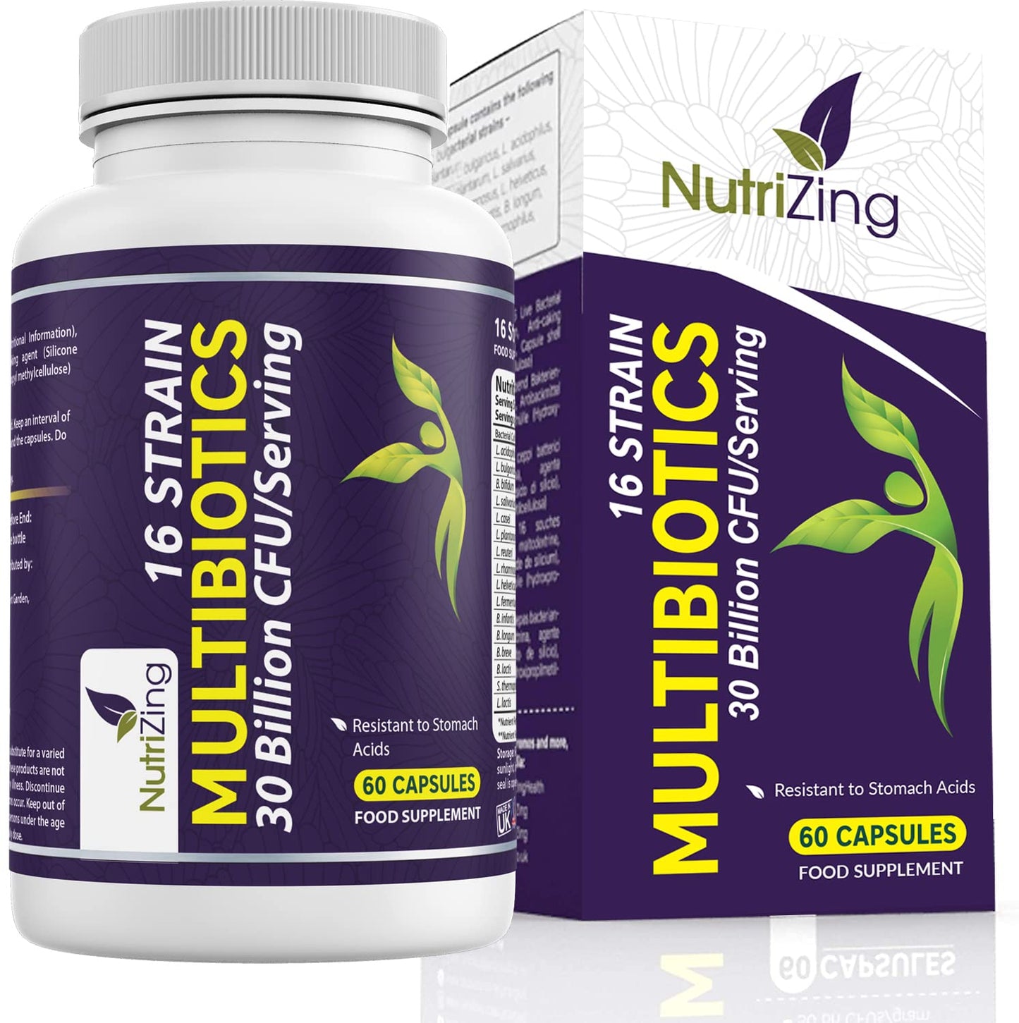 - NutriZing Bio Cultures Complex Probiotics for Gut Health | Vegan Gut Health Supplements | Probiotics for Men & Women -