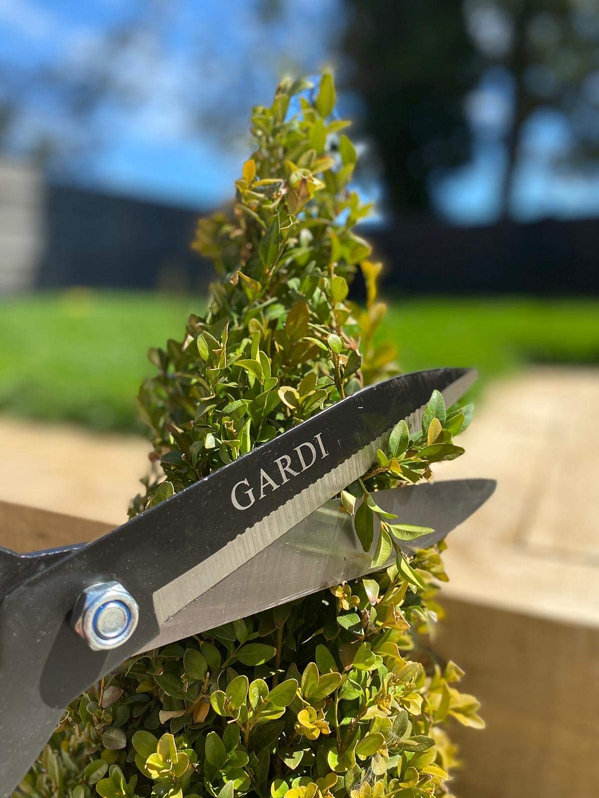 - Gardi Orange Serrated Garden Hedge Comfort Grip Shears -