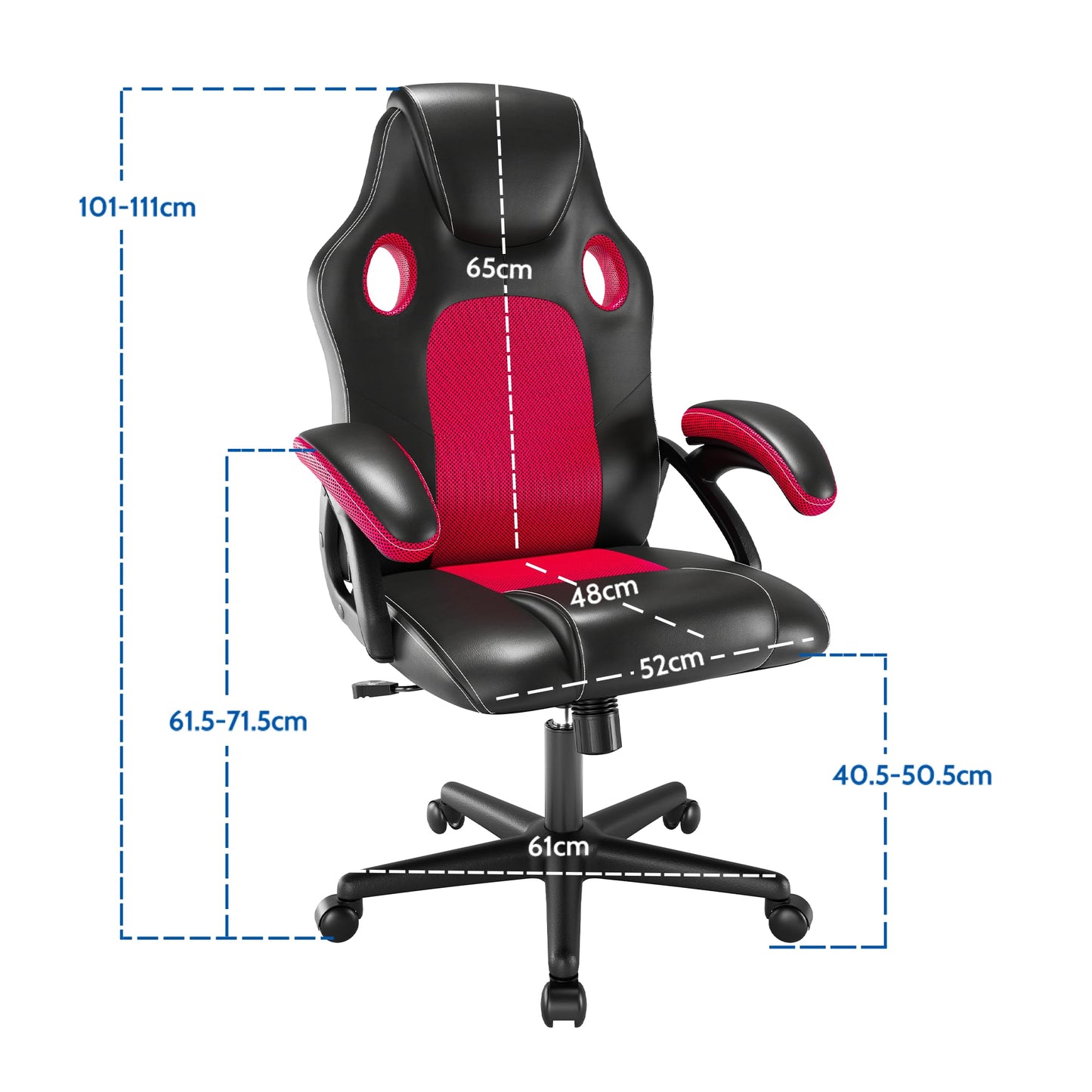 - Play Haha | Gaming Chair | Office Swivel Chair | Ergonomic | Leather PC Gaming Chair -