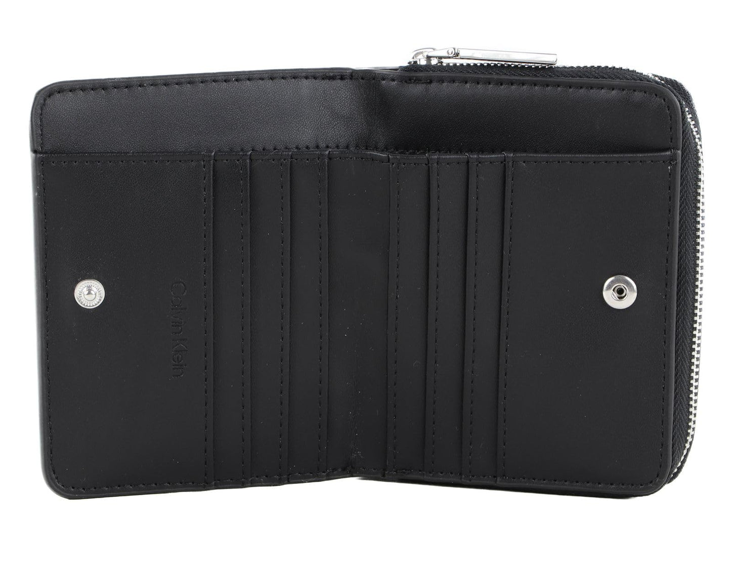 Calvin Klein Women's Must Z/A Wallet W/Flap MD K60K610300, Black (Ck Black), OS