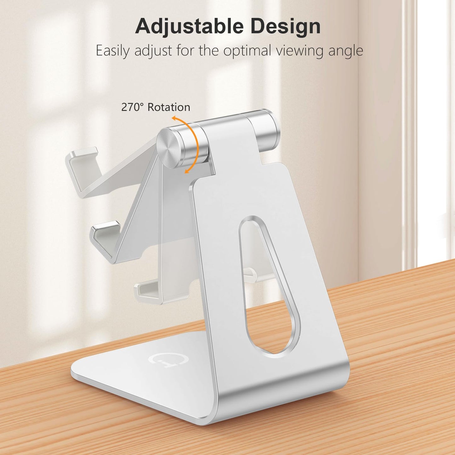 - Gritin Phone Stand, Adjustable Phone Holder Stand Dock -