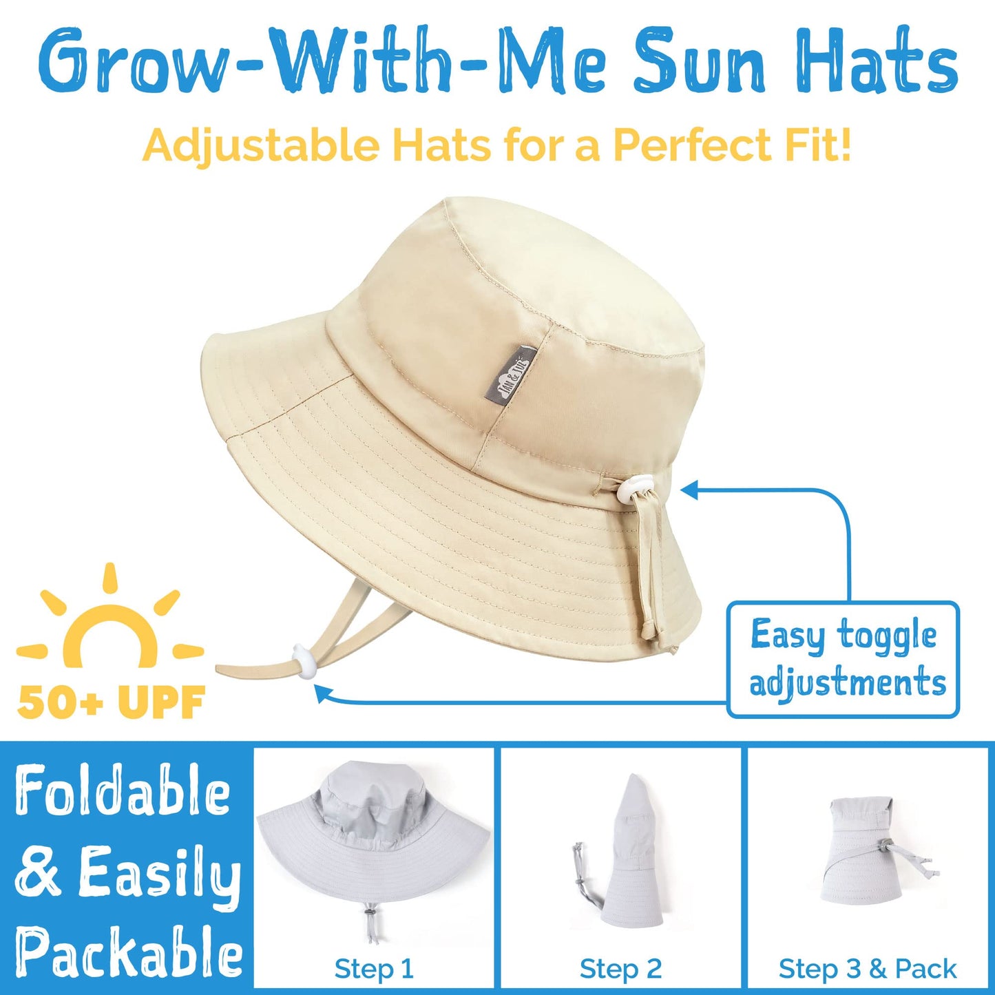 - JAN & JUL Boys Sun Hat for Big Kids with UV Protection -
