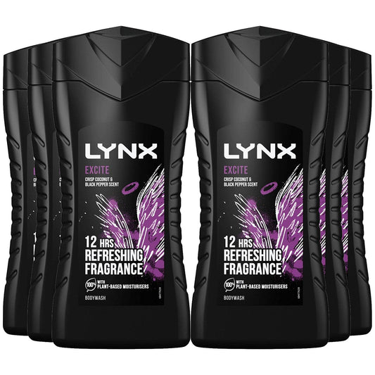 - Lynx Excite Shower Gel Mens Body Wash -