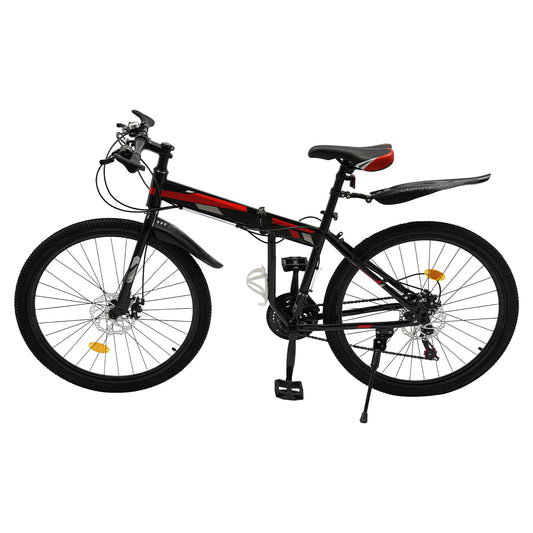 - Tagtuell 26 Inch Mountain Bike |  Foldable MTB with 21 Speeds -