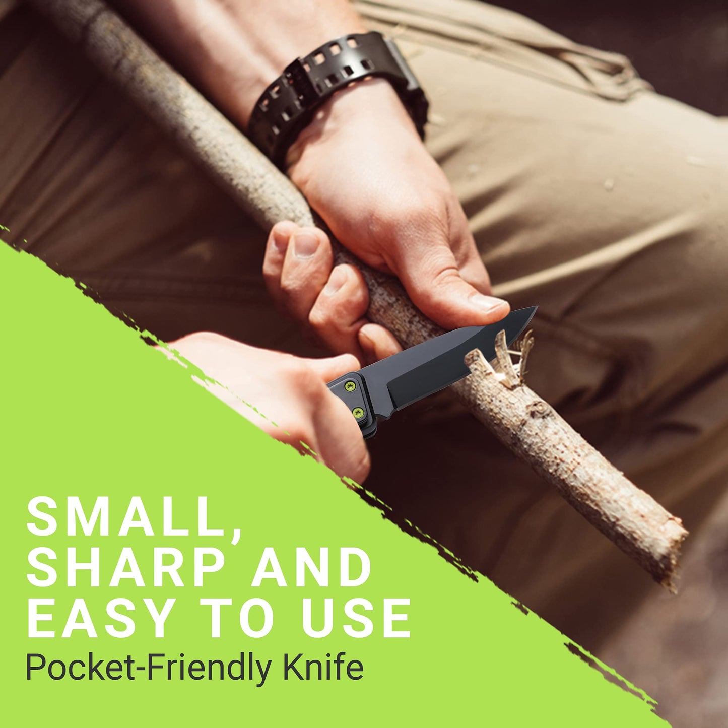 - Whitby Pocket Knife, 2.5" Mint Stainless Steel Folding Knives Charcoal Grey Finish