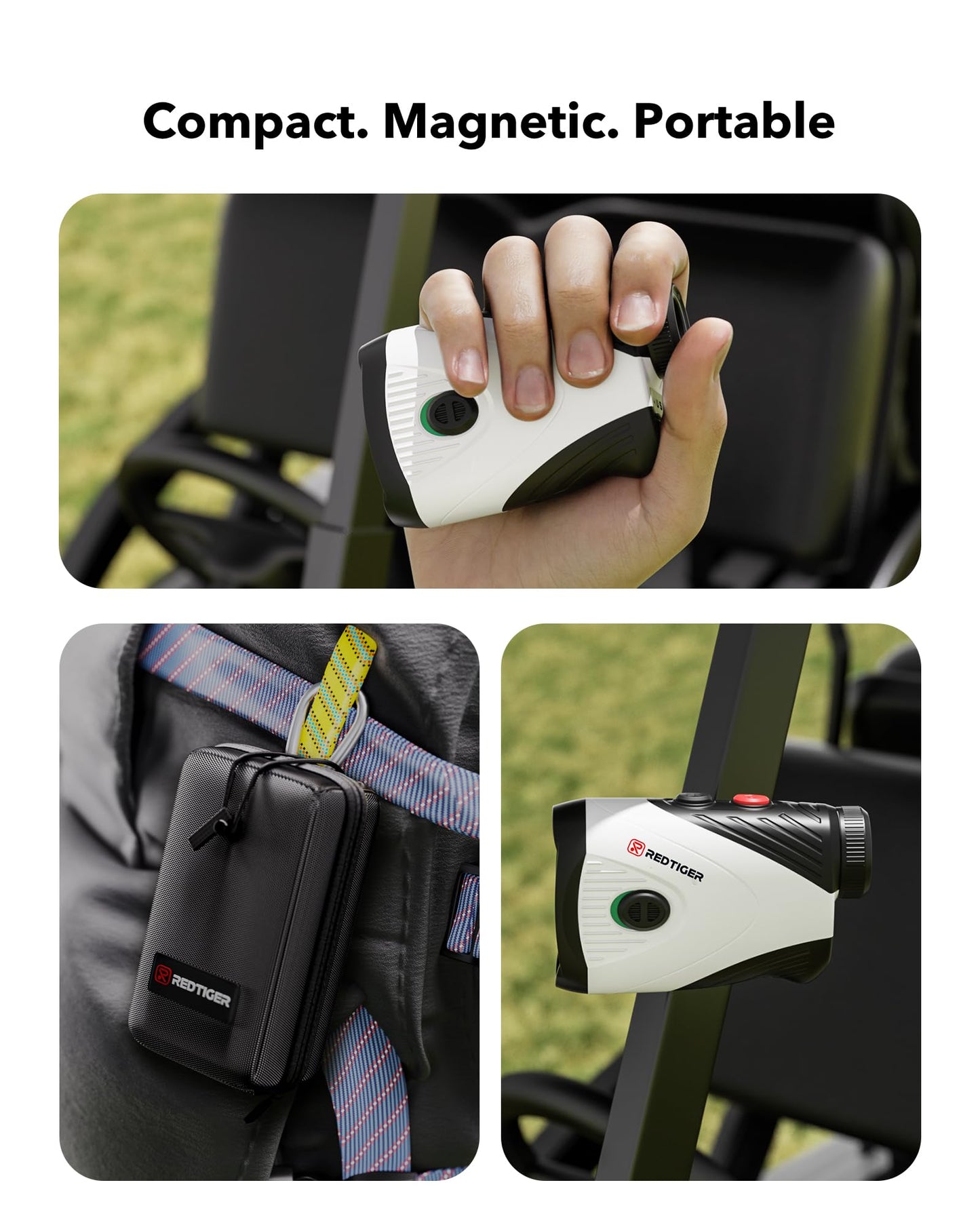 - REDTIGER Golf Rangefinder | 7X Magnification Laser Range Finder -
