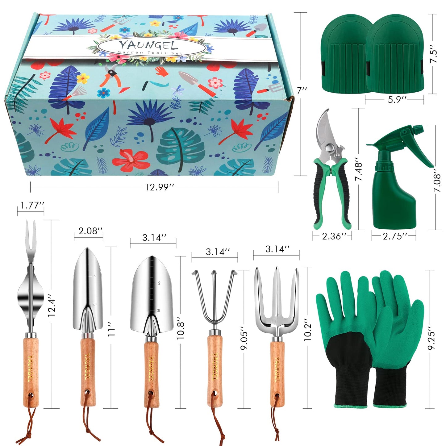 - Gardening Tools Set | Garden Tool Kit with Outdoor Hand Tools -