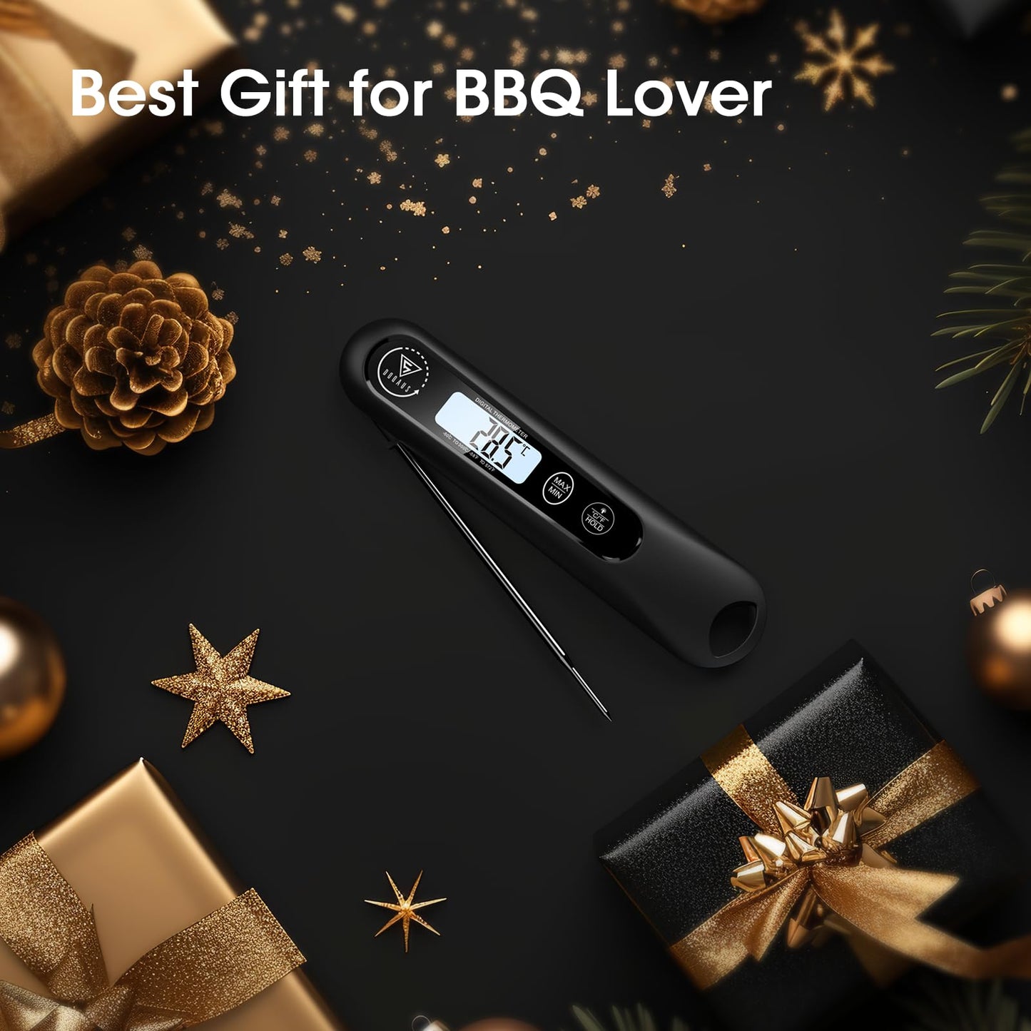 - DOQAUS Meat Thermometers | 3S Instant Read Food Thermometer | Accurate Meat Thermometer Probe With Backlight -