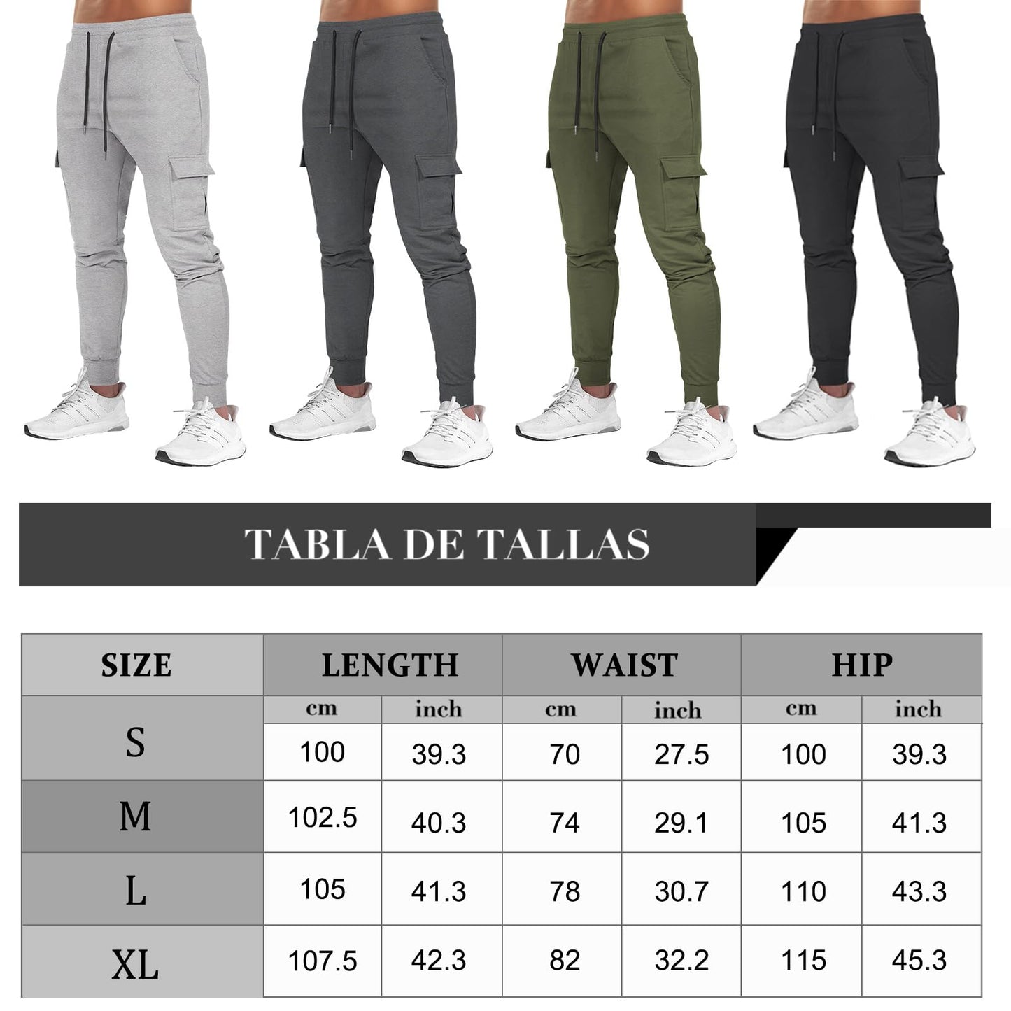 - Suwangi Mens Joggers | Tracksuit Bottoms | Jogging Sweatpants | Gym Bottoms | Slim Fit | Cotton | Casual | Black -