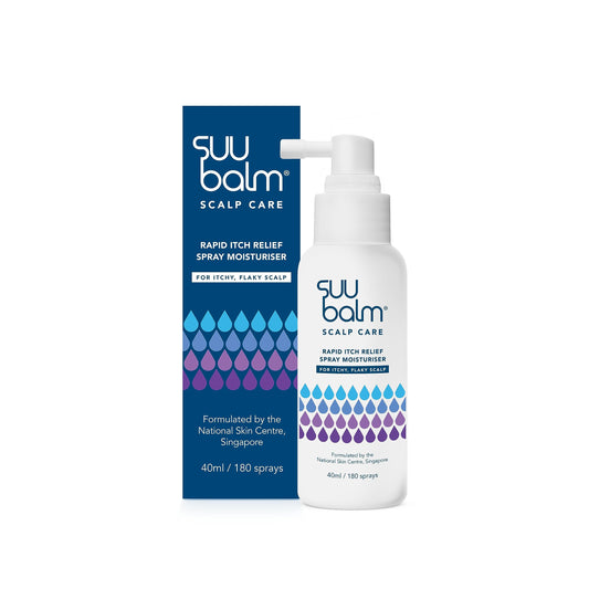 - Suu Balm | Scalp Care Rapid Itch Relief Spray Moisturiser | For Dry, Itchy, Flaky Scalp | 40ml -