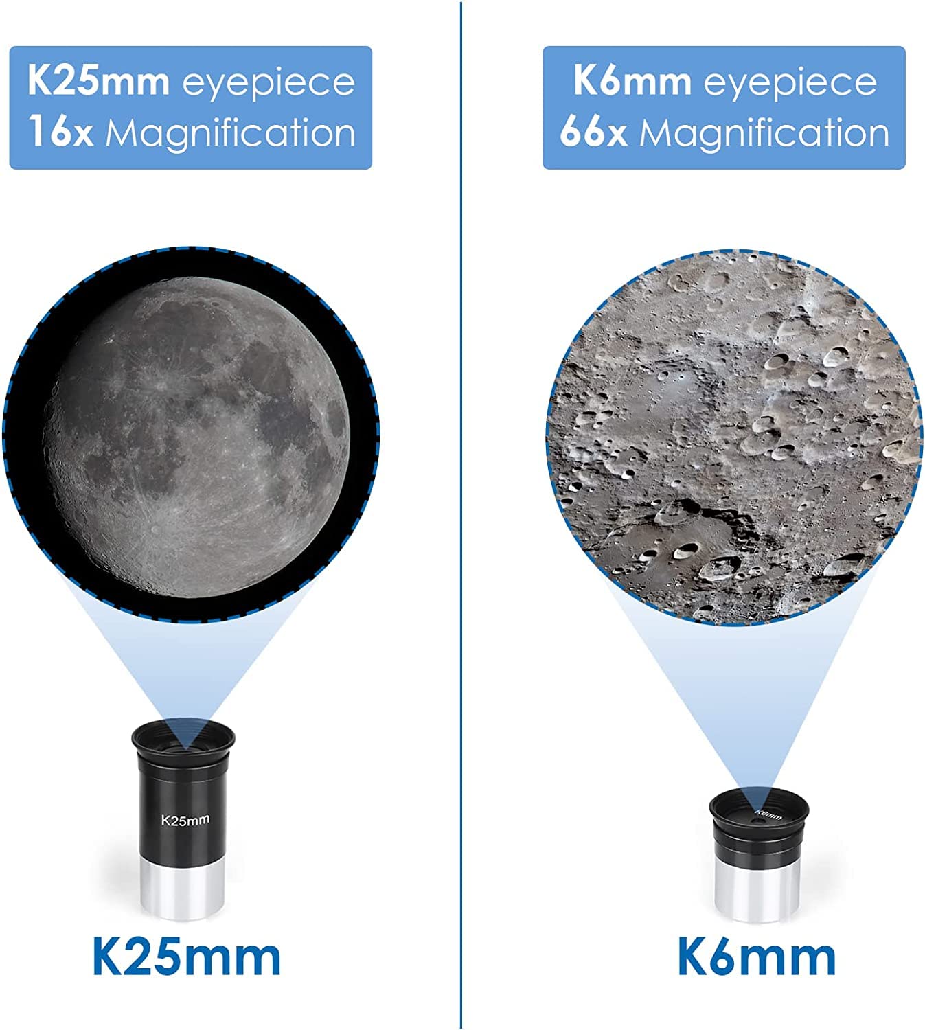 Astronomical Telescope, Pro 400/70 FMC Refractor Telescopes with Adjustable Tripod & & Finder Compass Portable Travel Telescope Perfect Portable Scope for Adult Children Teens