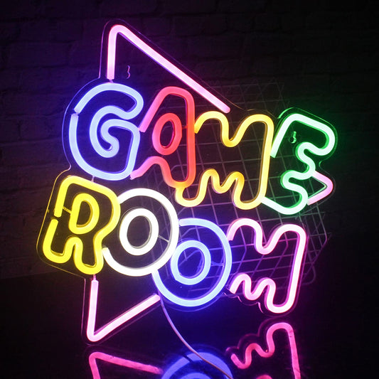 - SIGNSHIP Game Room Neon Signs | Wall Decoration | USB Powered -