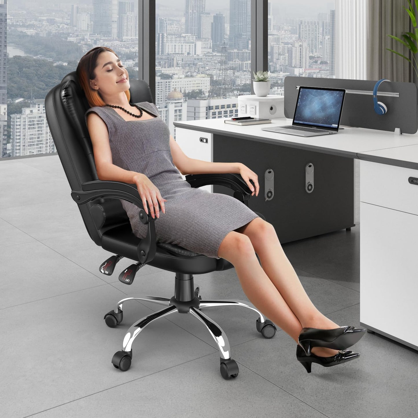 - naspaluro Executive Office Chair | High Back Desk Chair -