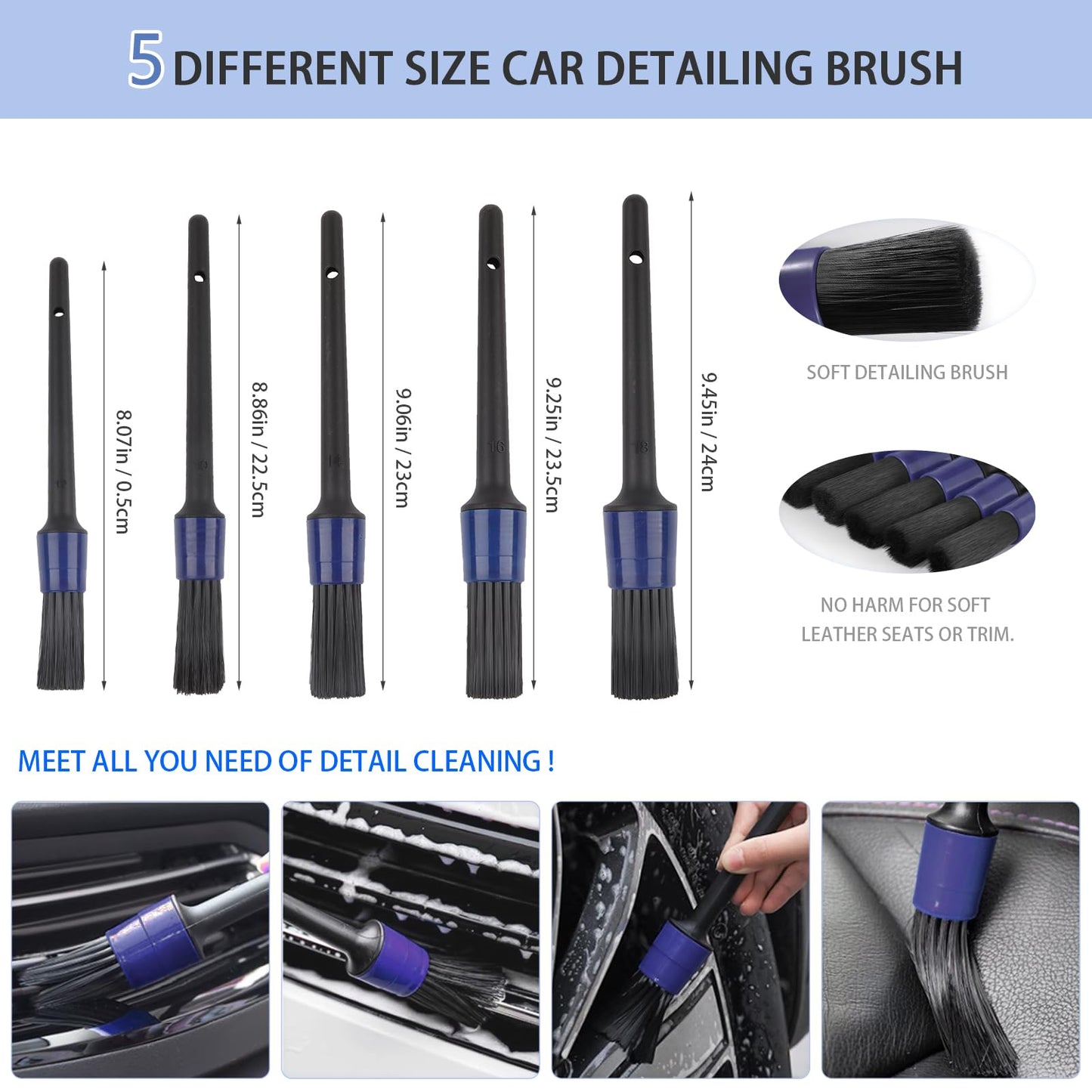 - Outigu Car Cleaning Kit | 30 Piece Car Detailing Kit -