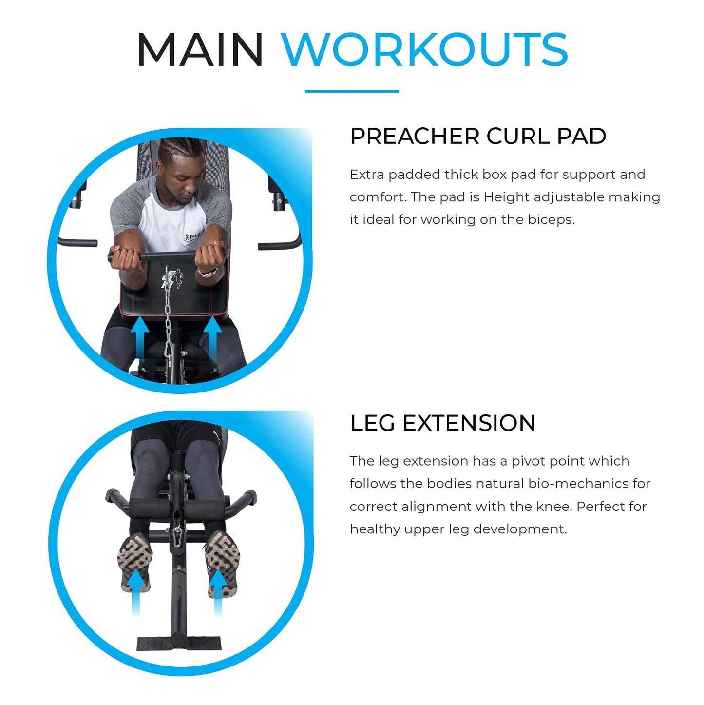 - Fit4home All in One Multi Gym | 68KG Weight Stack Chest Press | Lat Pulldown | Leg Extension Compact Slimline Single Station Multigym -