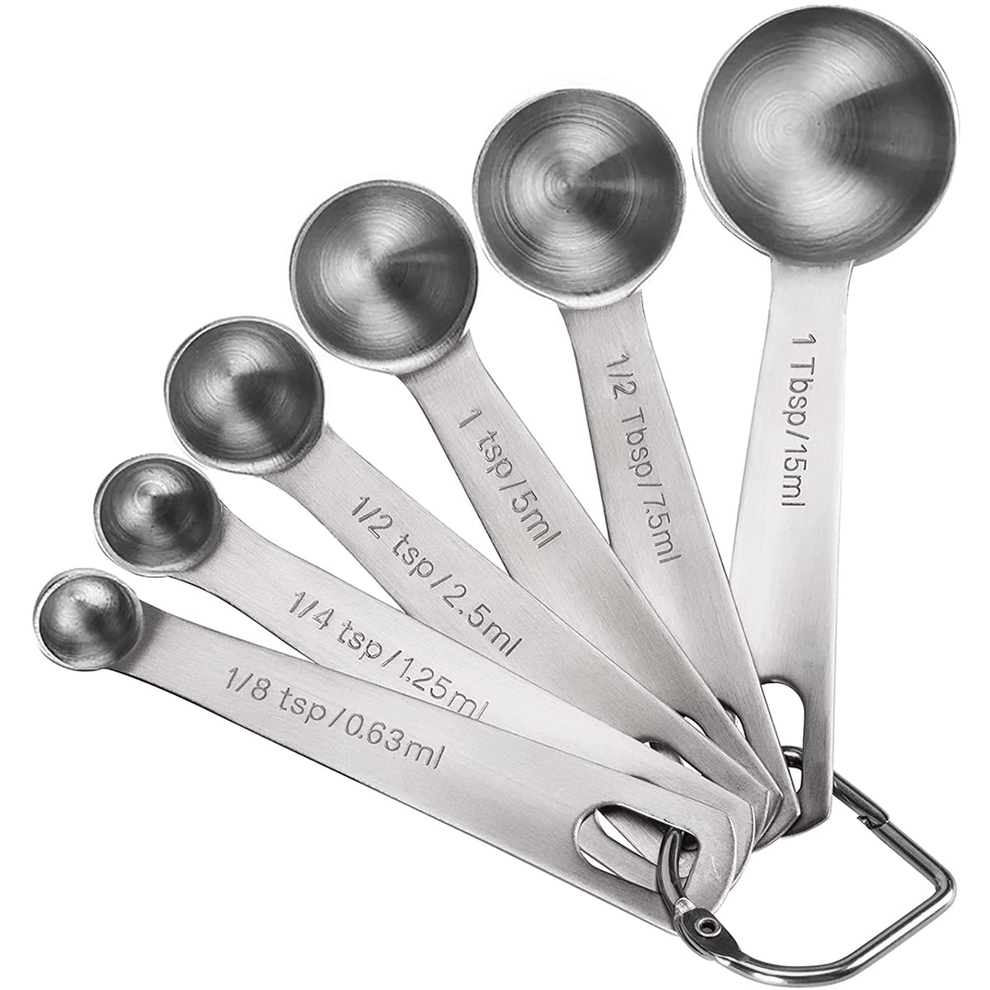 - Rena Chris Measuring Spoons | Premium Heavy Duty 18/8 Stainless Steel Measuring Spoons Set | Set of 6 -
