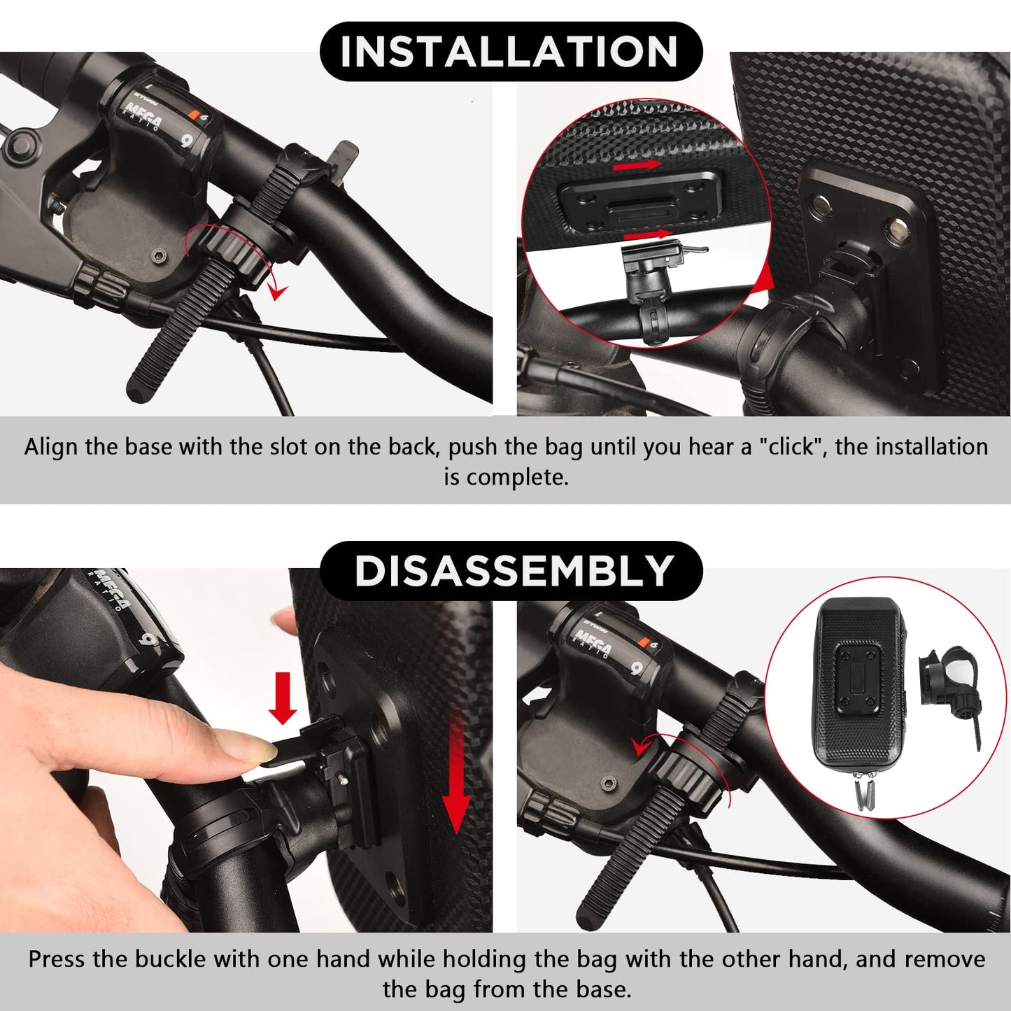 - LEMEGO Bike Phone Holder | Waterproof | Motorbike Phone Holder | Phone Holder For Bike -