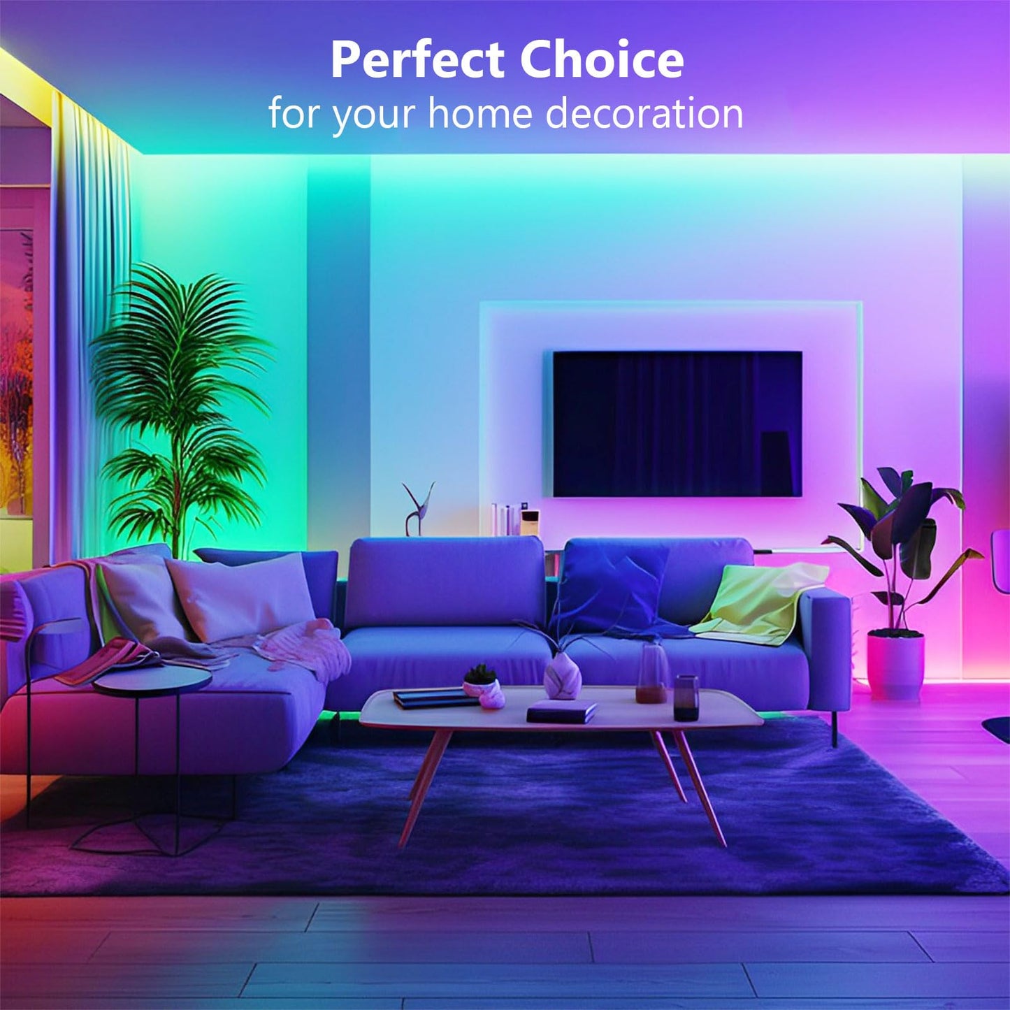 - Led Strip Light | 10m Led Lights | Cuttable Led Light Strips with Smart App Control Remote -