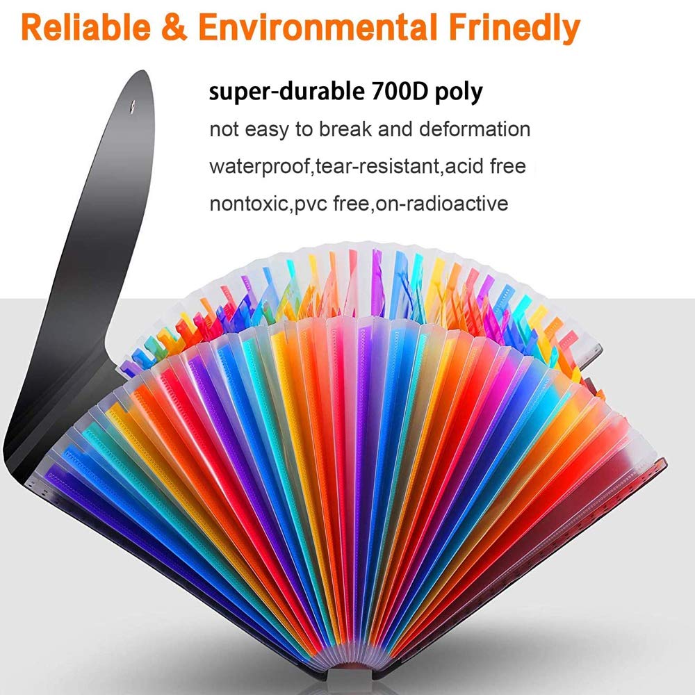 - Expanding File Organisers | 24 Pockets Document Organiser Filing Boxes | Expanding File Folder -