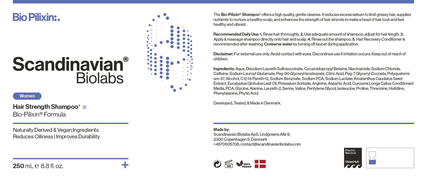 - Scandinavian Biolabs Shampoo and Conditioner for Women -