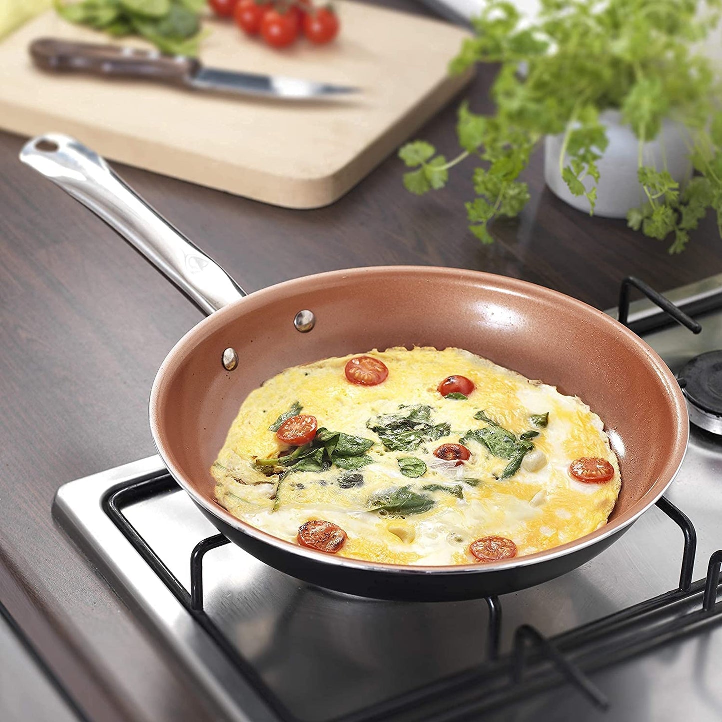 - Home Icon | Non Stick Frying Pan With Ceramic Coating | 26cm -