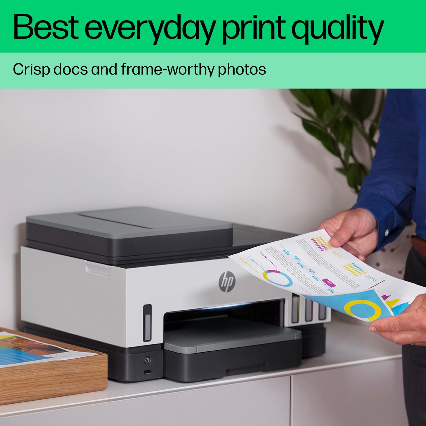 - HP Smart Tank 7605 All-in-One Wireless Inkjet Printer | 35 Page Automatic Document Feeder -