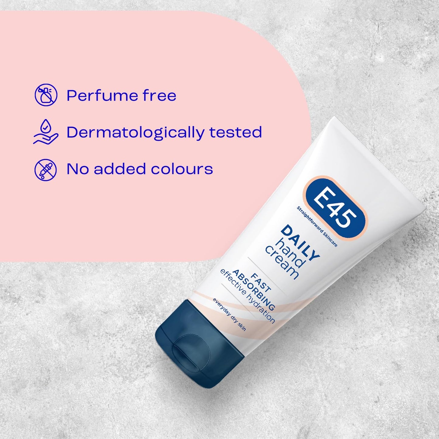 - E45 Daily Hand Cream 50 ml | E45 Hand Cream For Very Dry Hands | Hand Moisturiser For Dry Skin And Sensitive Skin -