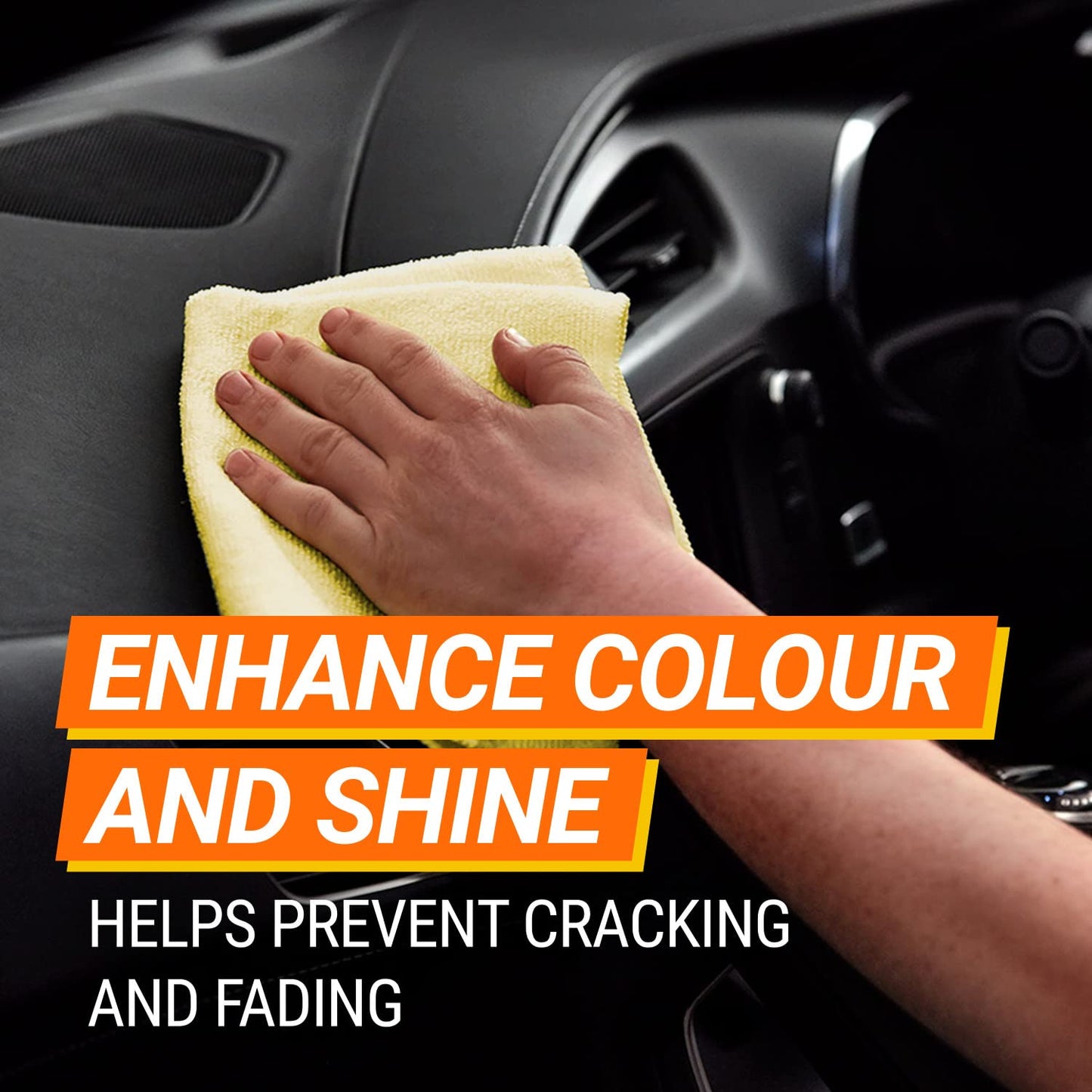 Armor All, Gloss Finish Protectant 500 ml, Cleans and Polishes Dashboard and Trims, Protects and Restores Surfaces, Suitable for Plastic, Rubber and Vinyl, Ideal for Car Detailing, Made in the UK