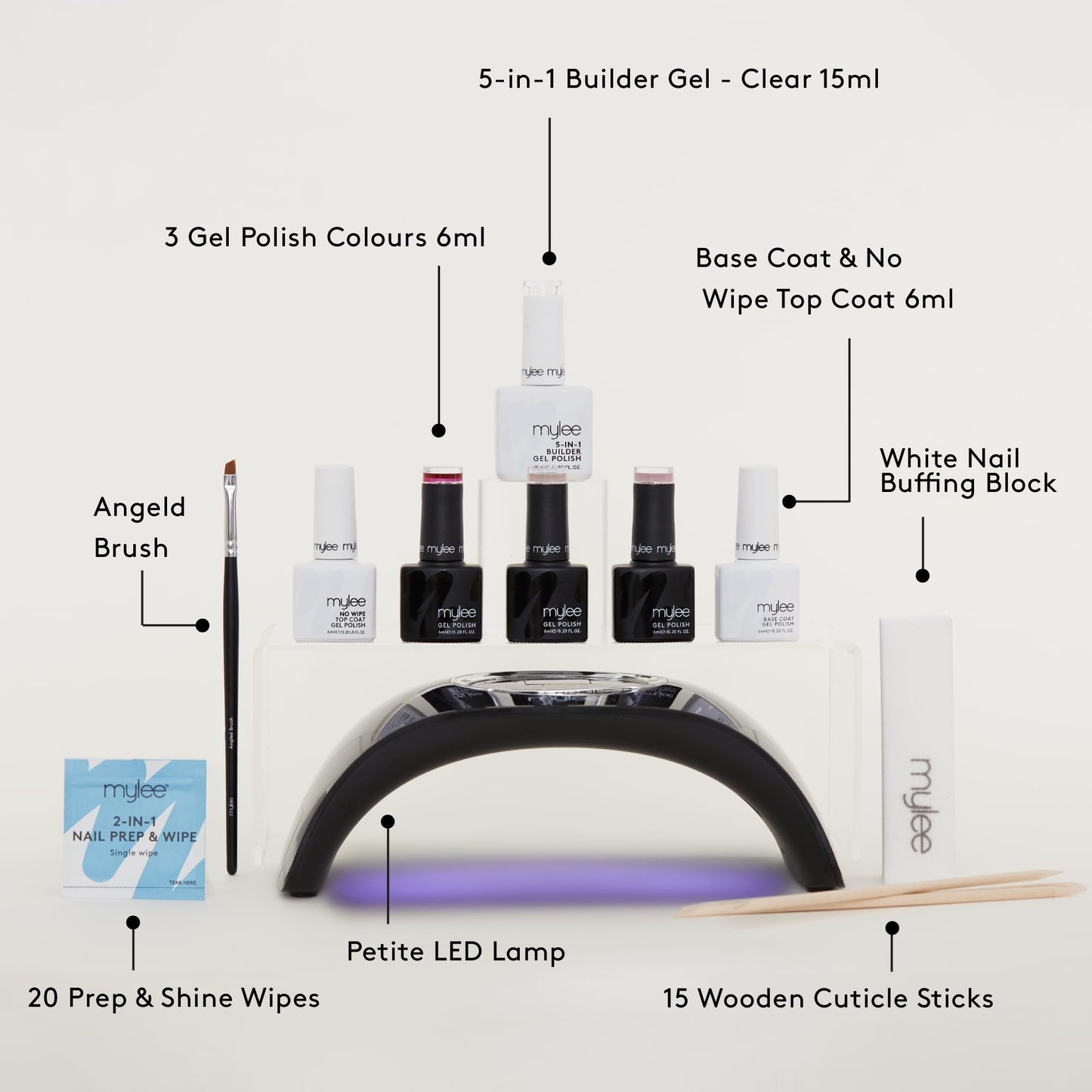 - Mylee Mini Kit - Professional Nail Care Set for Beginners at Home –