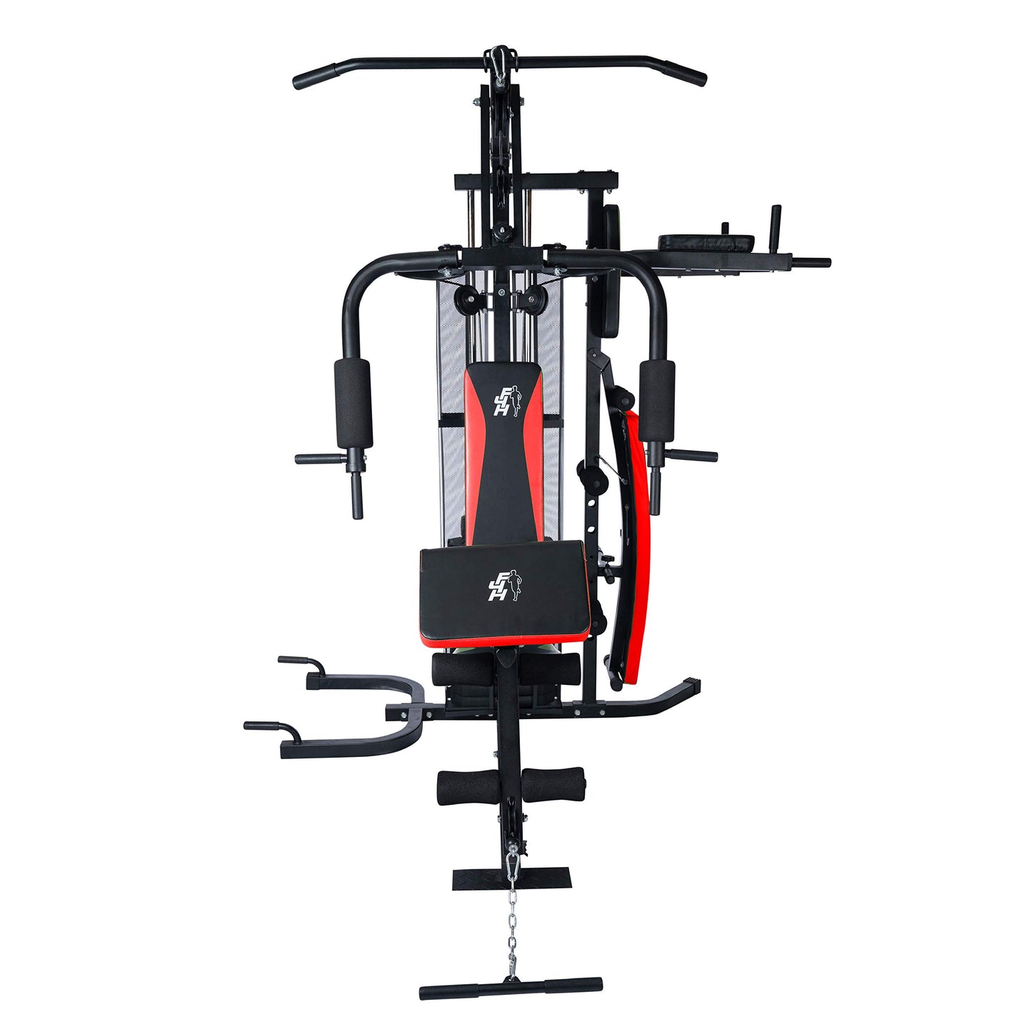 - Fit4home Multi Gym Workout Station | Home Fitness Body Exercise Machine | Total-body Workout | Multifunctional Workout Station | TF-7005A, (81.64 KG) -
