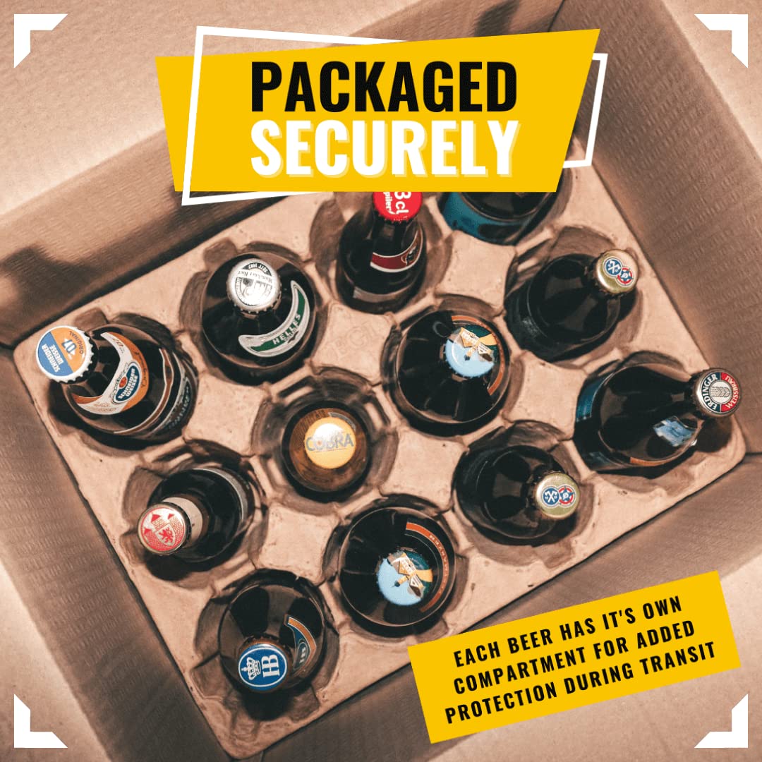 - Round the World Lager Mixed Case Beer Gift Set (12 Pack) | Beer Gifts for Men | Beer Gift Set | Birthday Beer Gift Set -