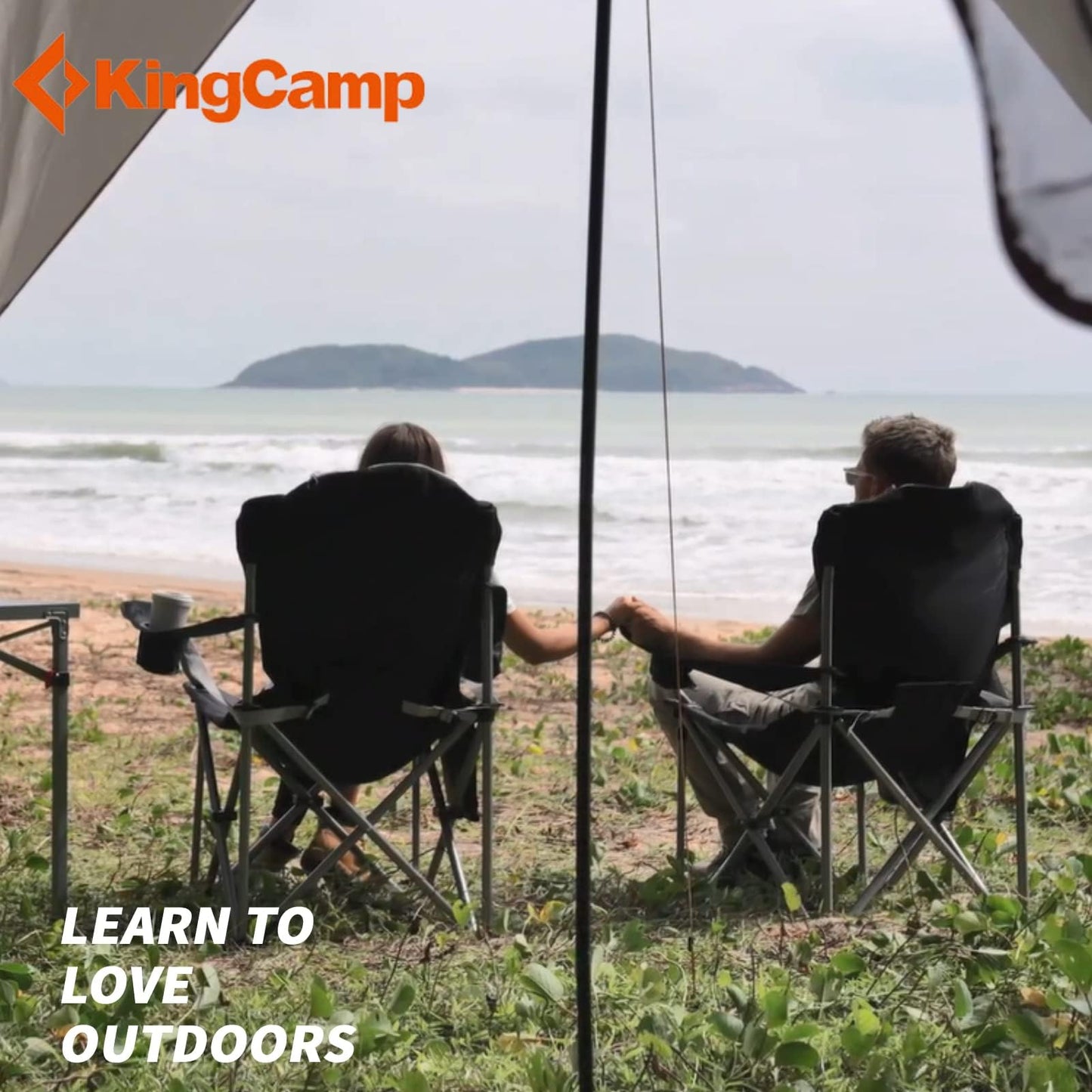 - KingCamp XL Heavy Duty Camping Chair | Lumbar Back Support | High Back -