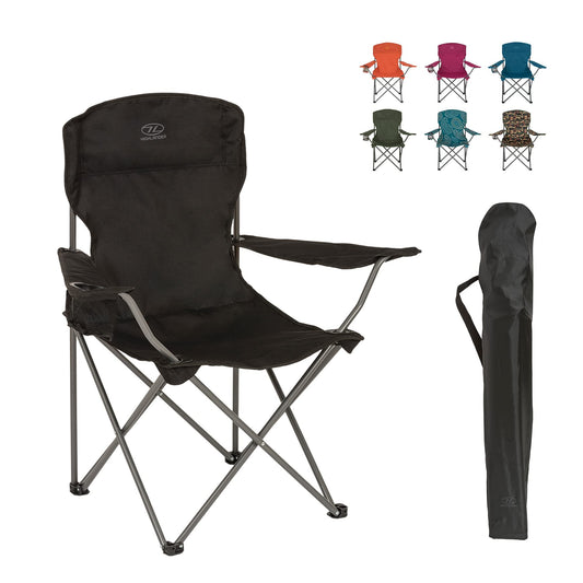 - Highlander Camping Chair | Compact & Lightweight Folding Chair | 2.2kg | Portable Chair for Outdoors -