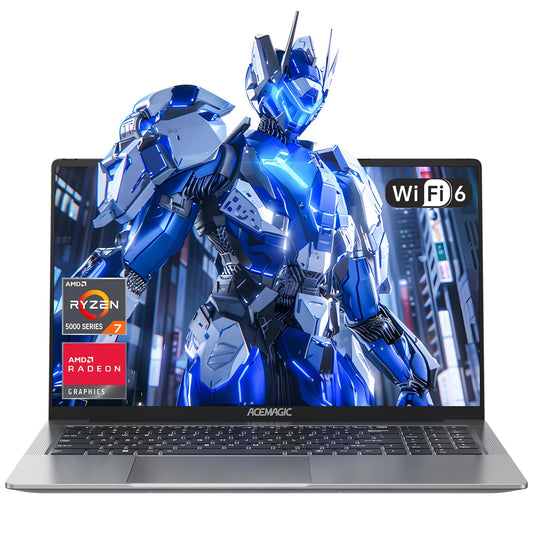 ACEMAGIC Newest Gaming Laptop Computer - 16.1'' FHD Display Laptop with AMD Ryzen 7 5700U Processor(beat i7-1265U), 16GB Ram DDR4x2 512GB SSD Gaming Notebook Computer with Backlit Keyboard, WiFi 6