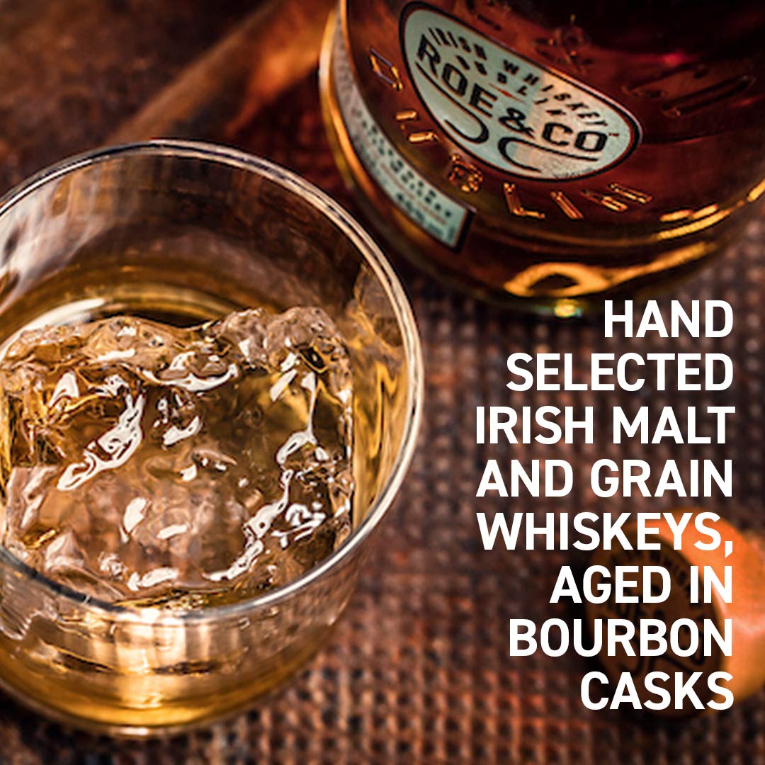 - Roe & Co Blended Irish Whiskey | 45% vol | 70cl | Premium Whisky -