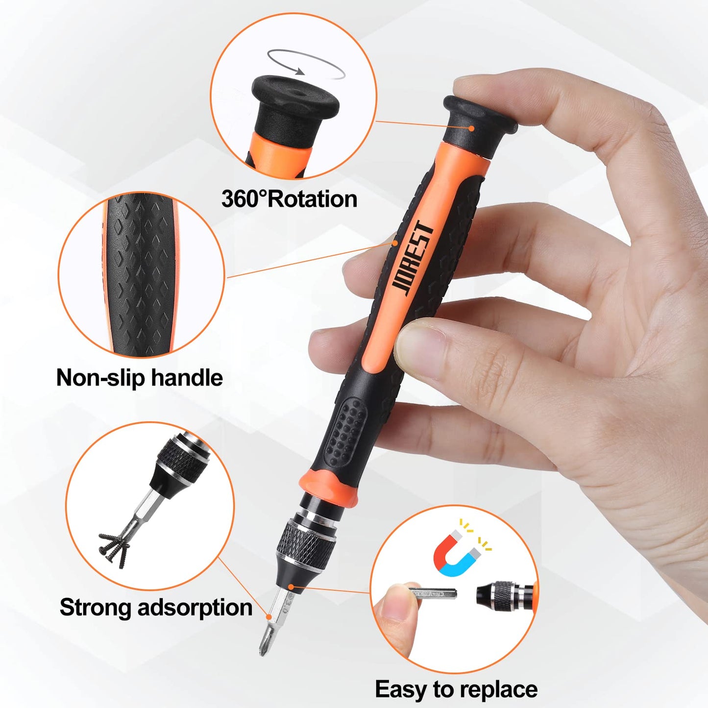 - JOREST 38Pcs Precision Screwdriver Set -