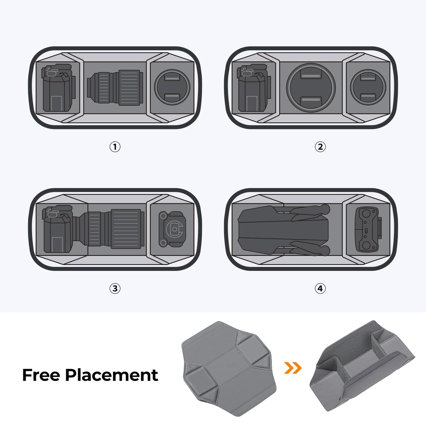 - K&F Concept Camera Sling Bag | 10L Camera Bag for DSLR and Lenses -