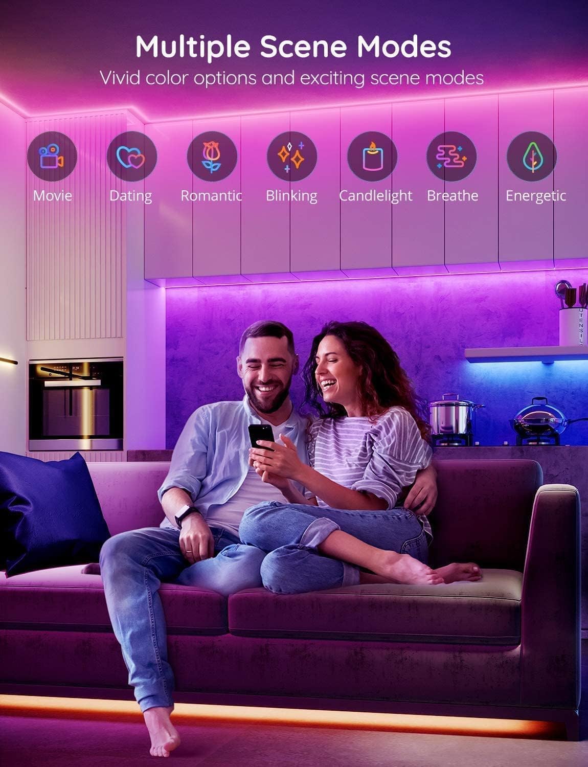 - Govee 30M LED Strip Lights | Bluetooth | App Control -